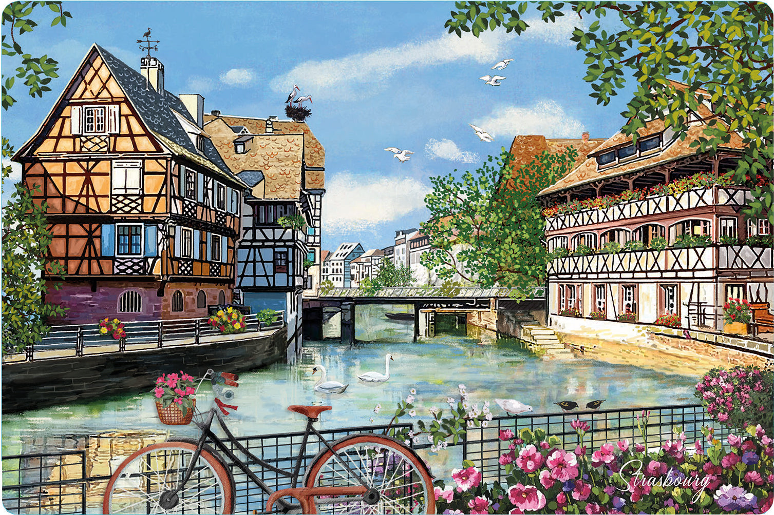 Placematset Petite France Assortis 30 X 45