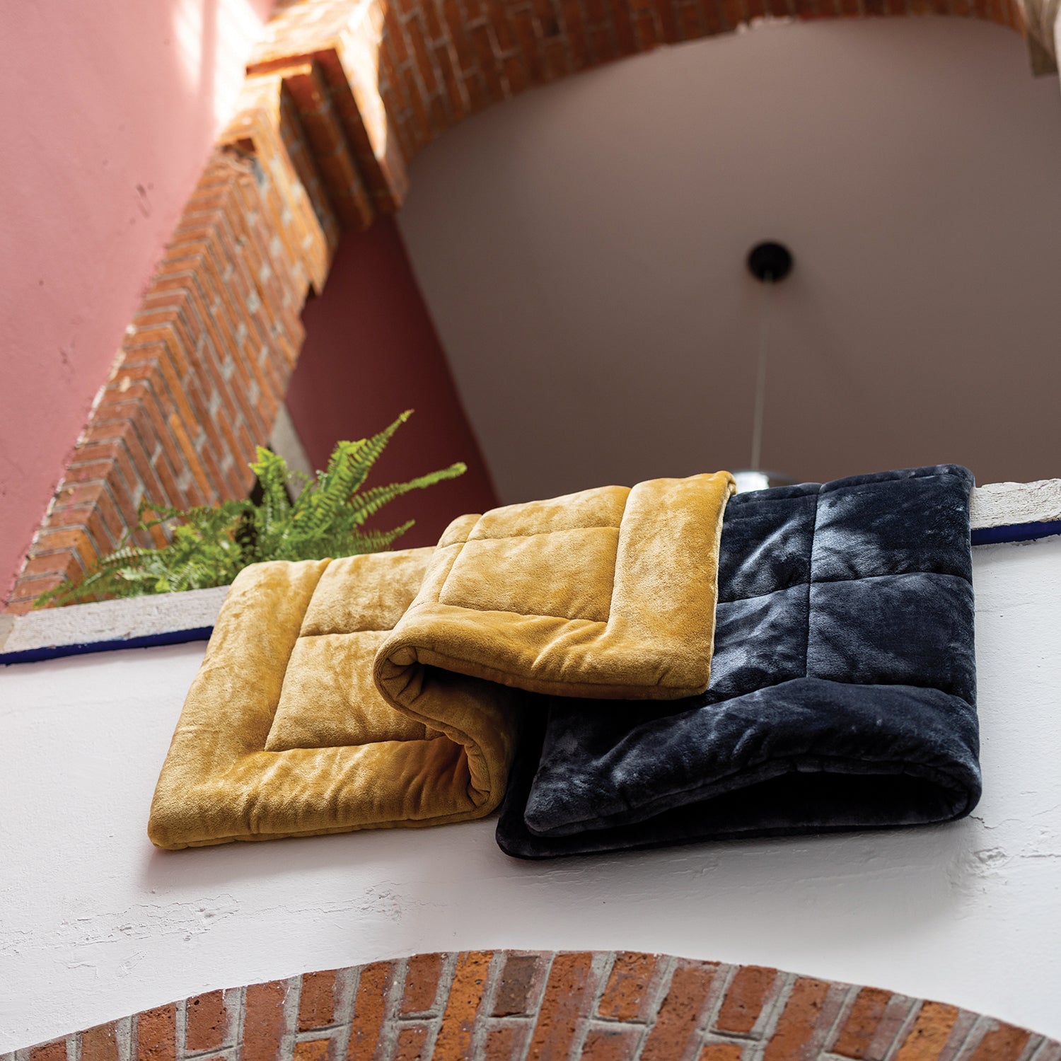 Betender Plaid Ocre 130 X 180