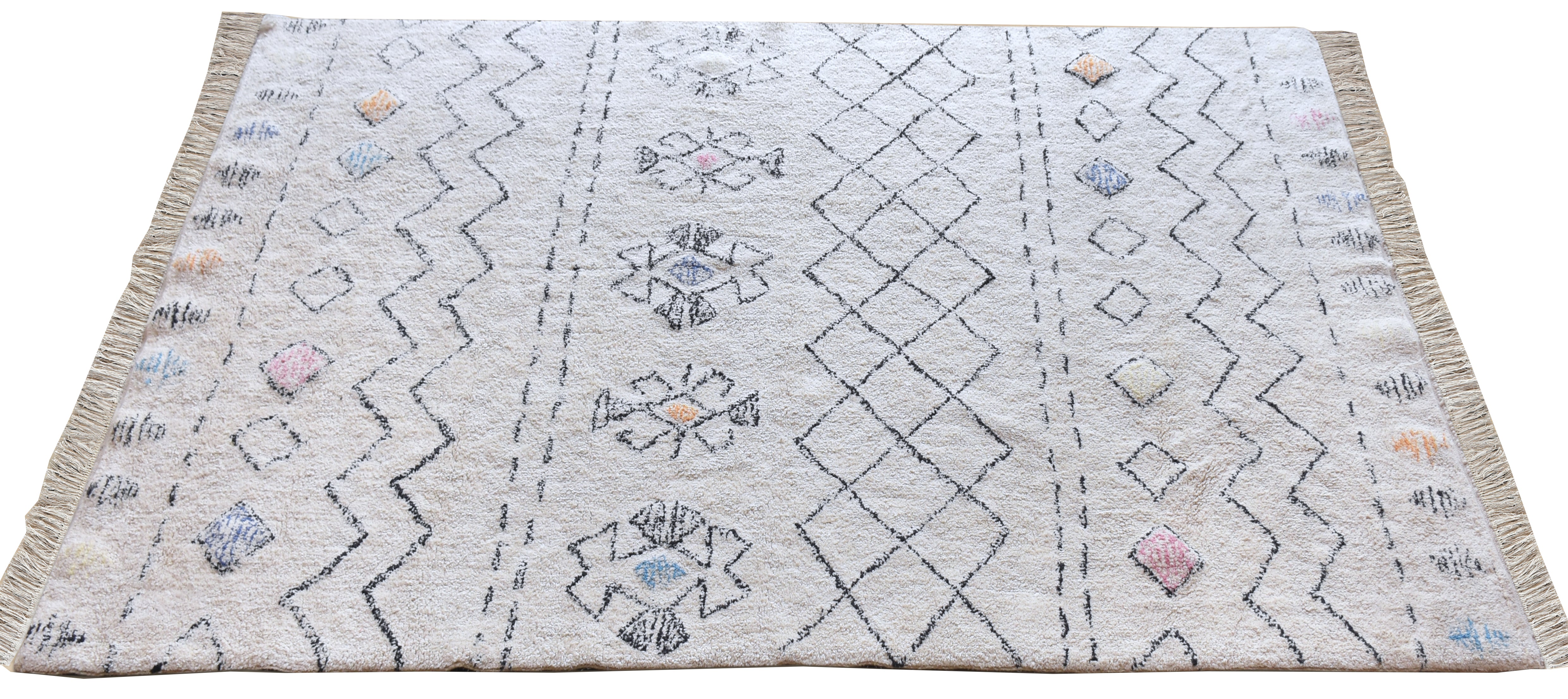 Seabert tapijt Ivoire/Multi 120 X 180