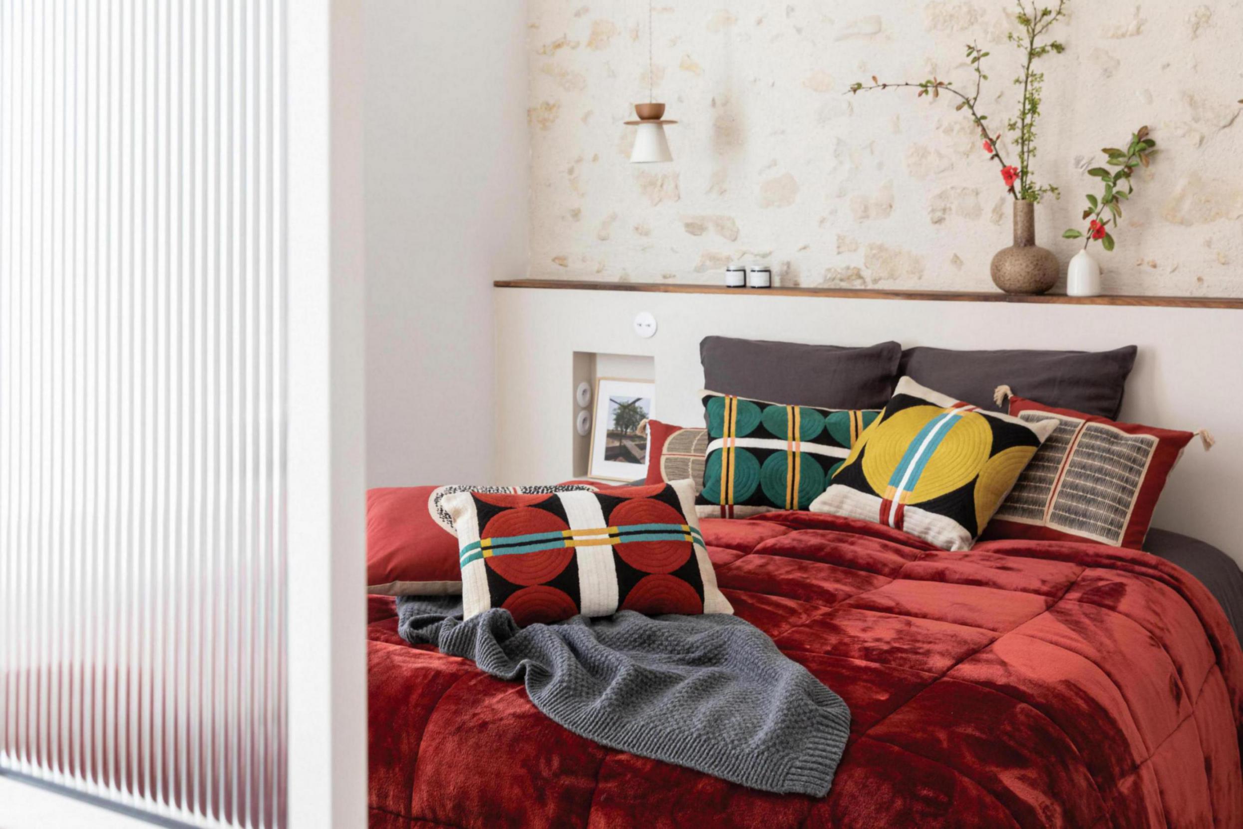 Betender bedsprei Geranium 225 X 260