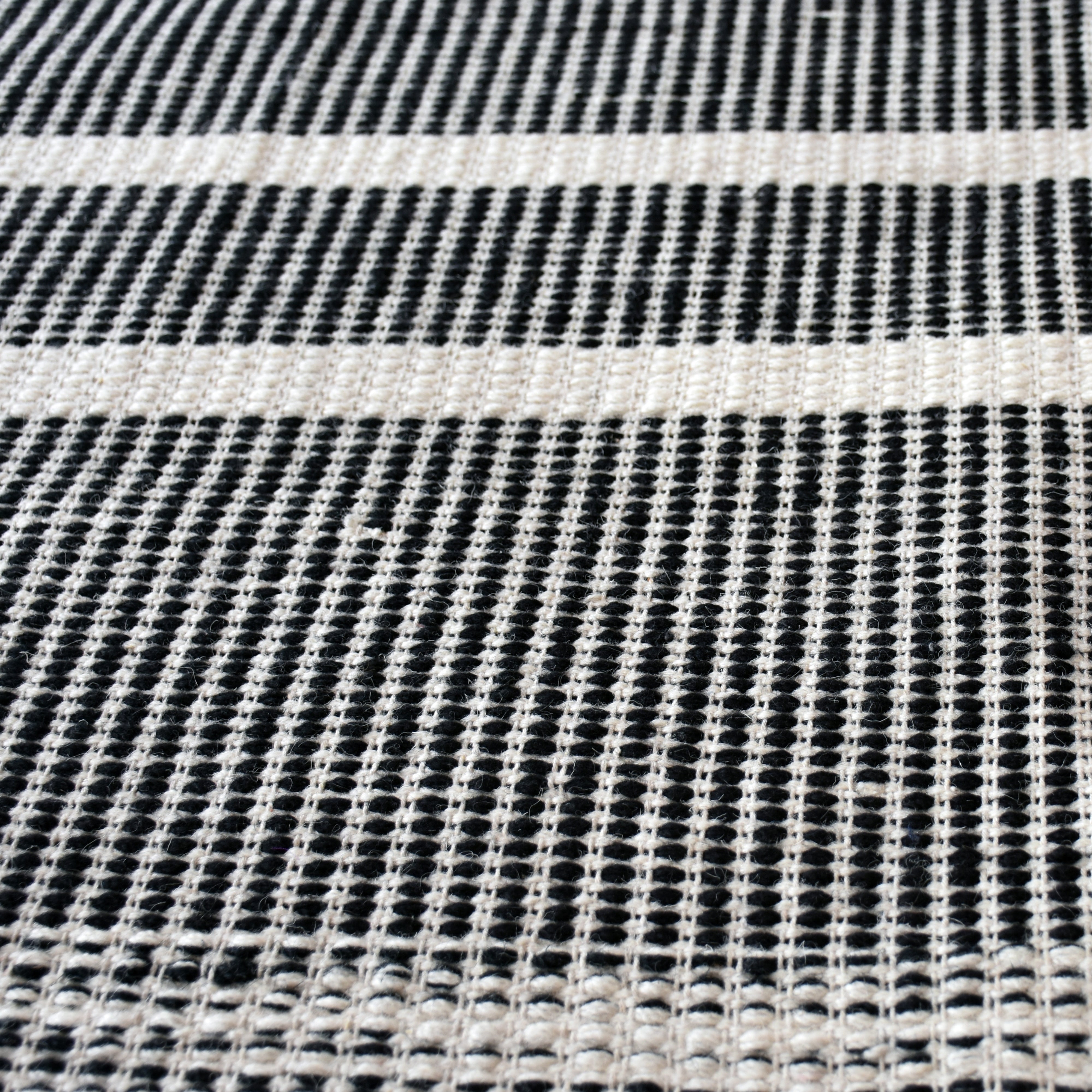 Kolena tapijt Noir/Blanc 120 X 180