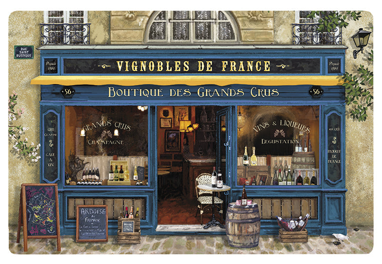 Placemat Boutique Vignobles de France Assortis 30 X 45