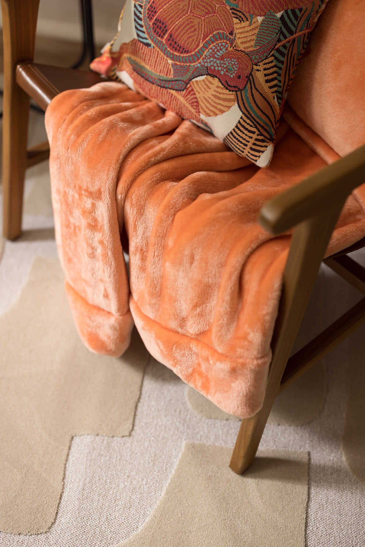 Plaid Tender Papaye 150 X 200