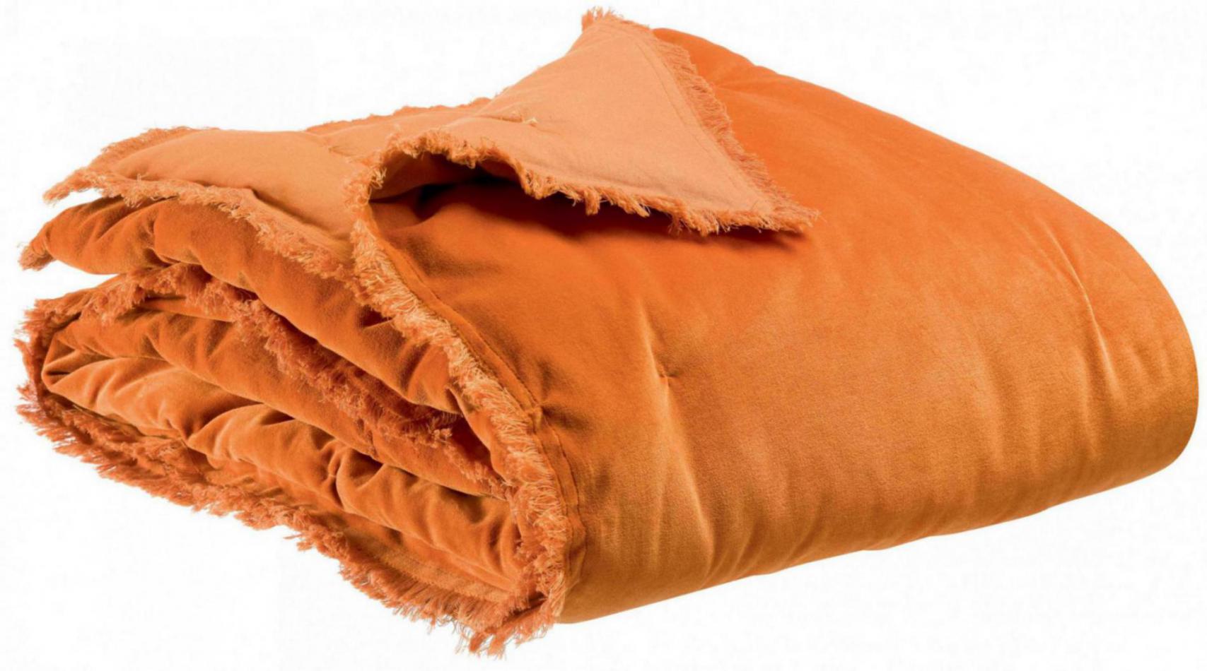 Effen plaid Fara Ambre 135 X 200