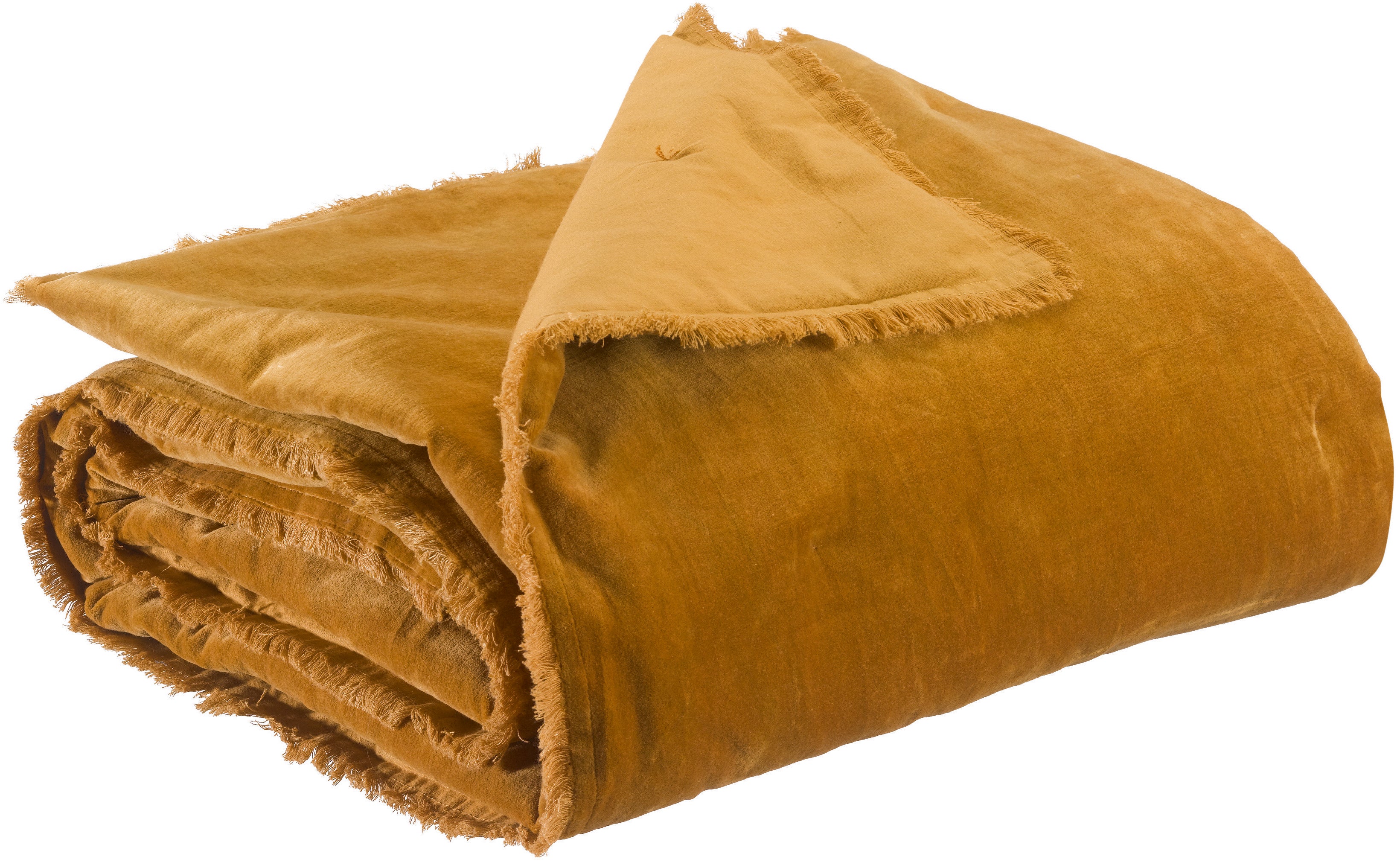 Effen plaid Fara Safran 135 X 200