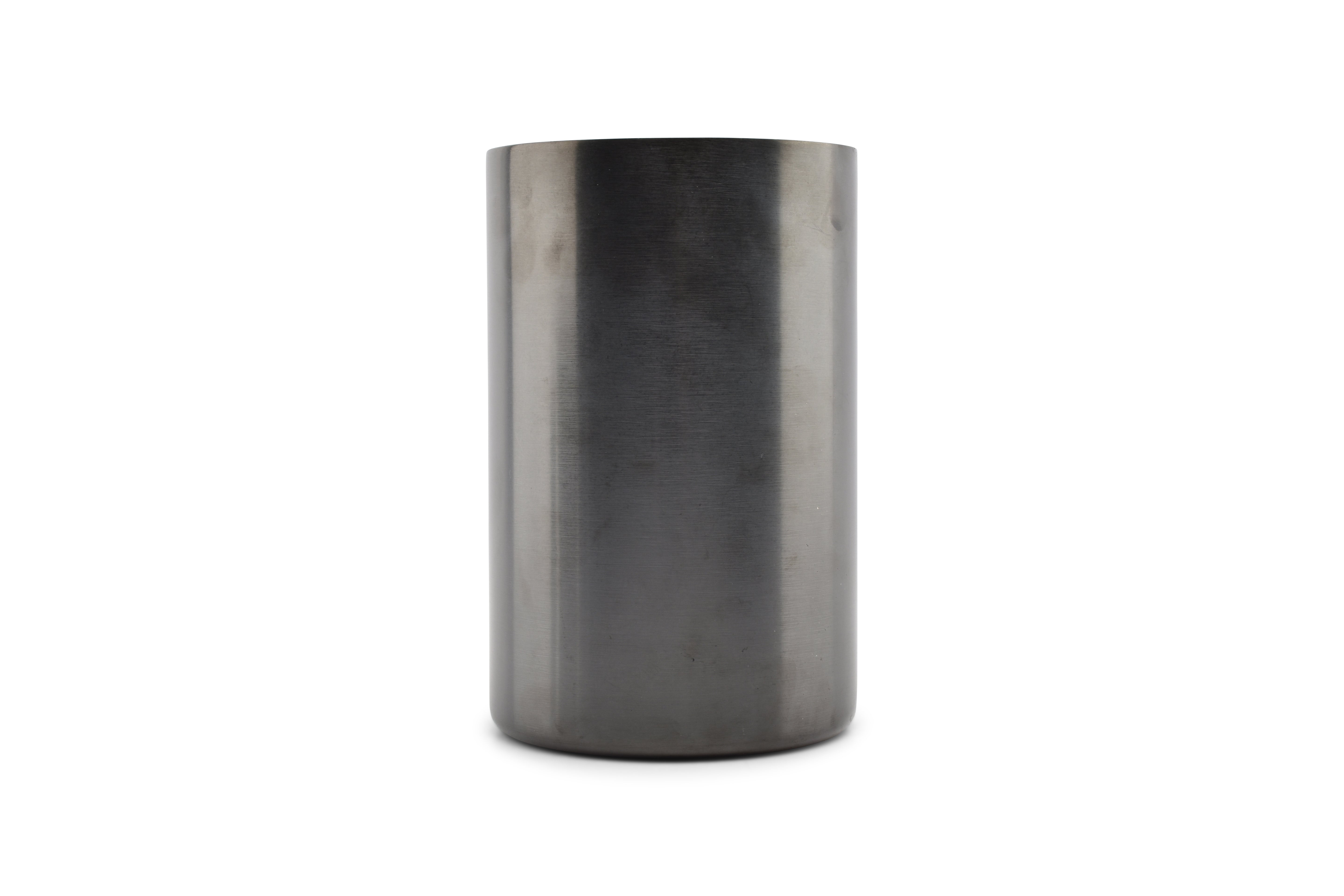 Wijnkoeler 12xH19cm dubbelwandig antique zwart Bar