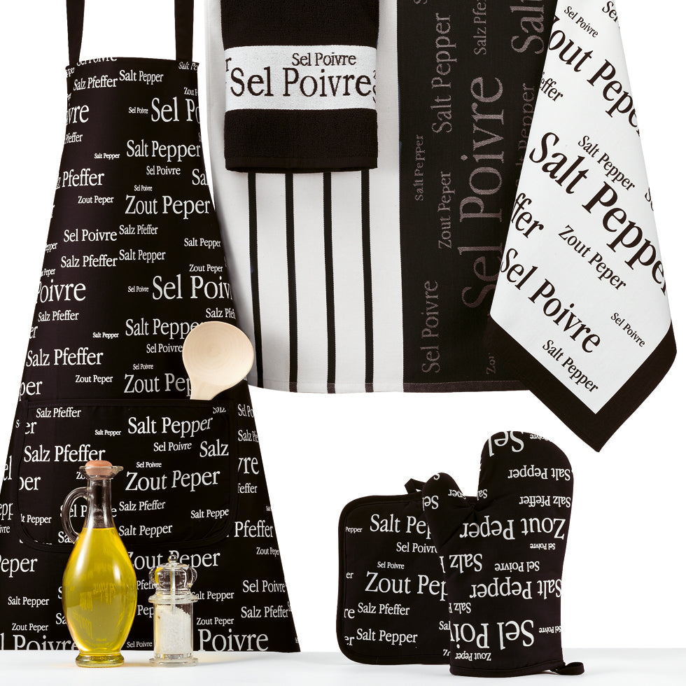 Theedoek Sel & Poivre Noir 50 X 70