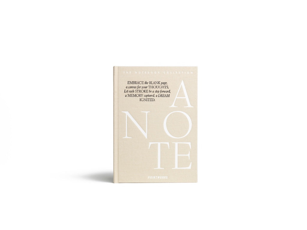 Printworks Notitieboek - Just a Note - Beige