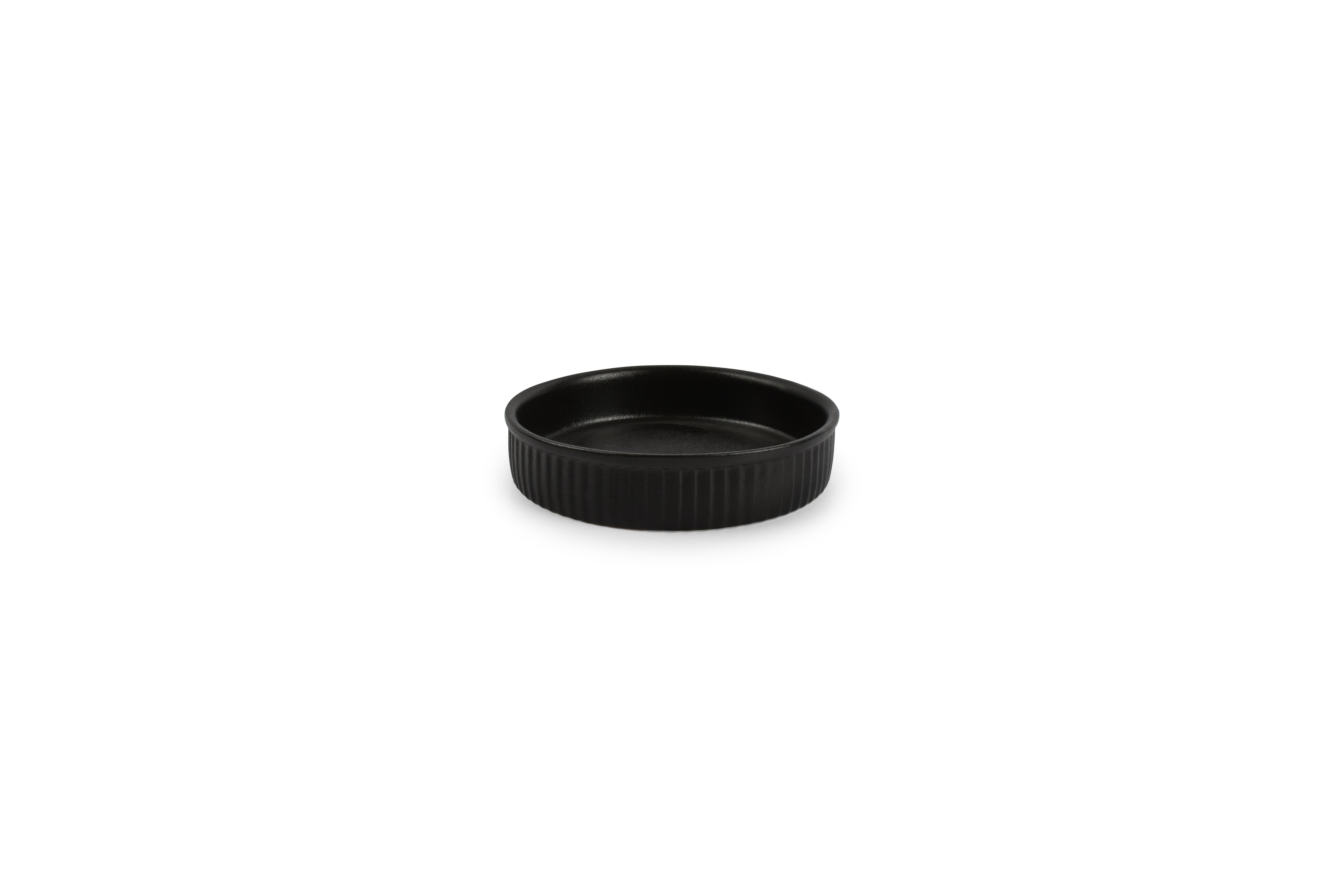 Ovenschaal 14xH3cm zwart Ardo