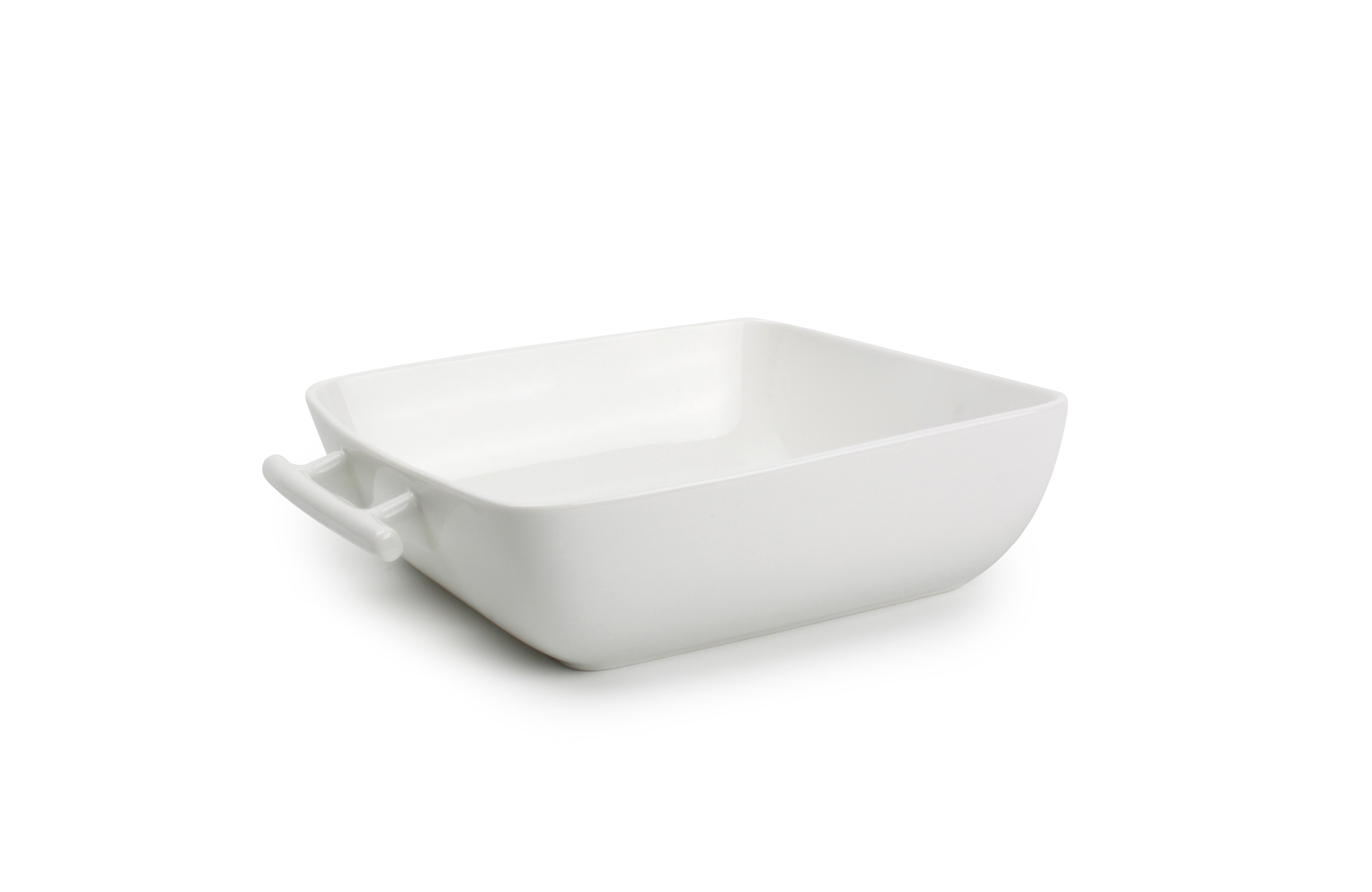 Ovenschaal 19x19xH5,5cm wit Squito