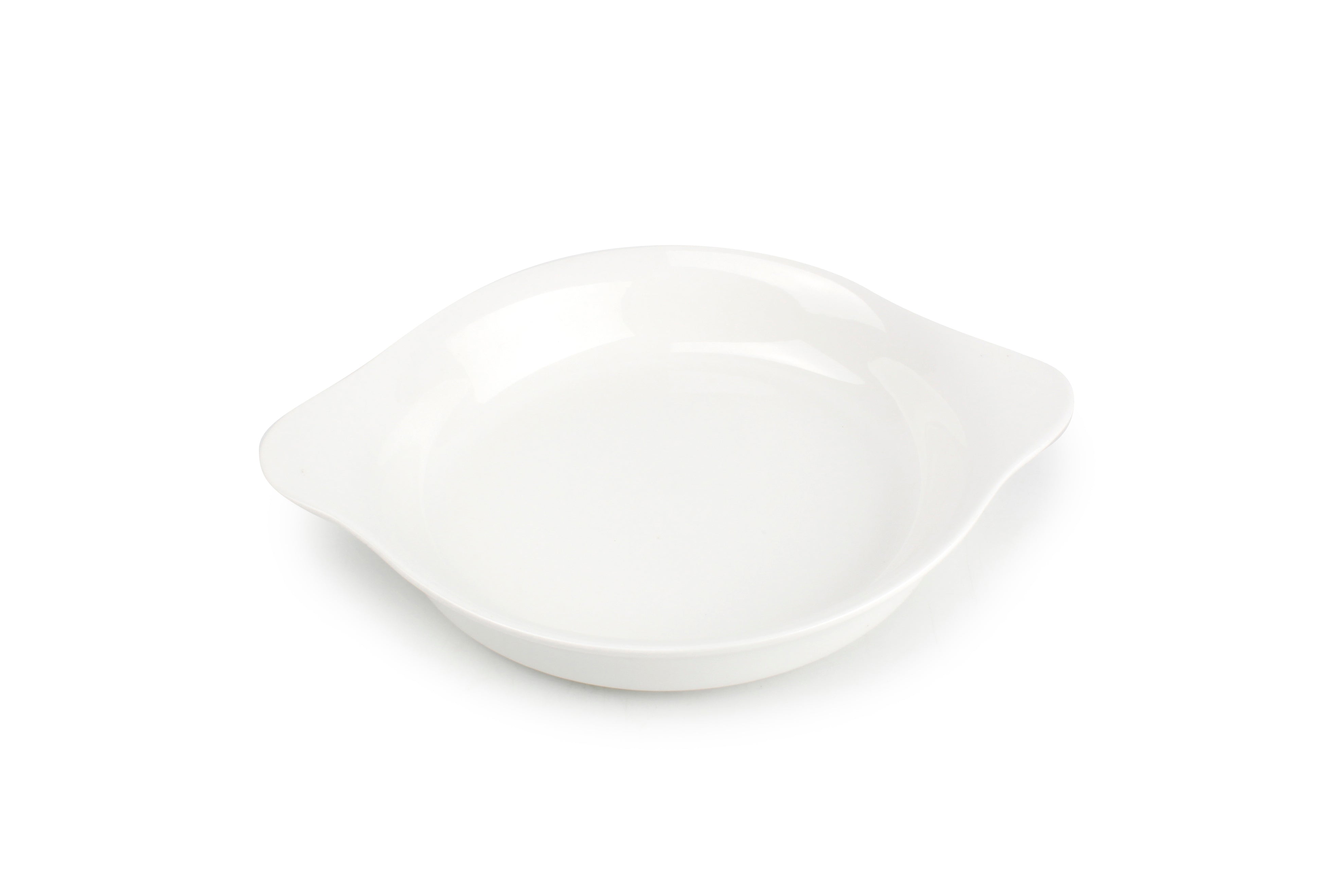 Ovenschaal 17,5/21,5xH3,5cm wit Flavor