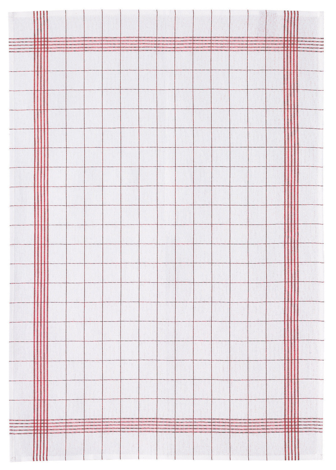 Metis theedoek Carreaux Rouge 55 X 75