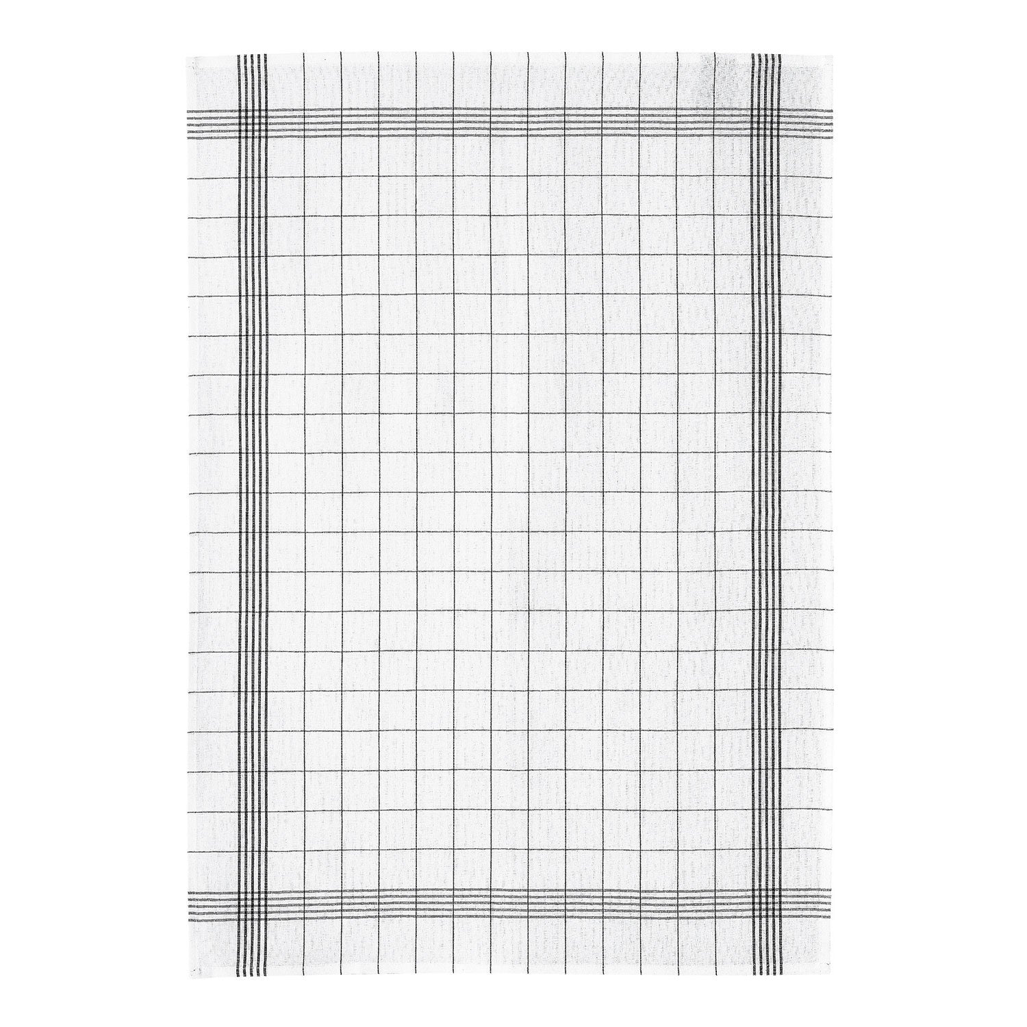 Gemengde theedoek Carreaux Noir 55 X 75
