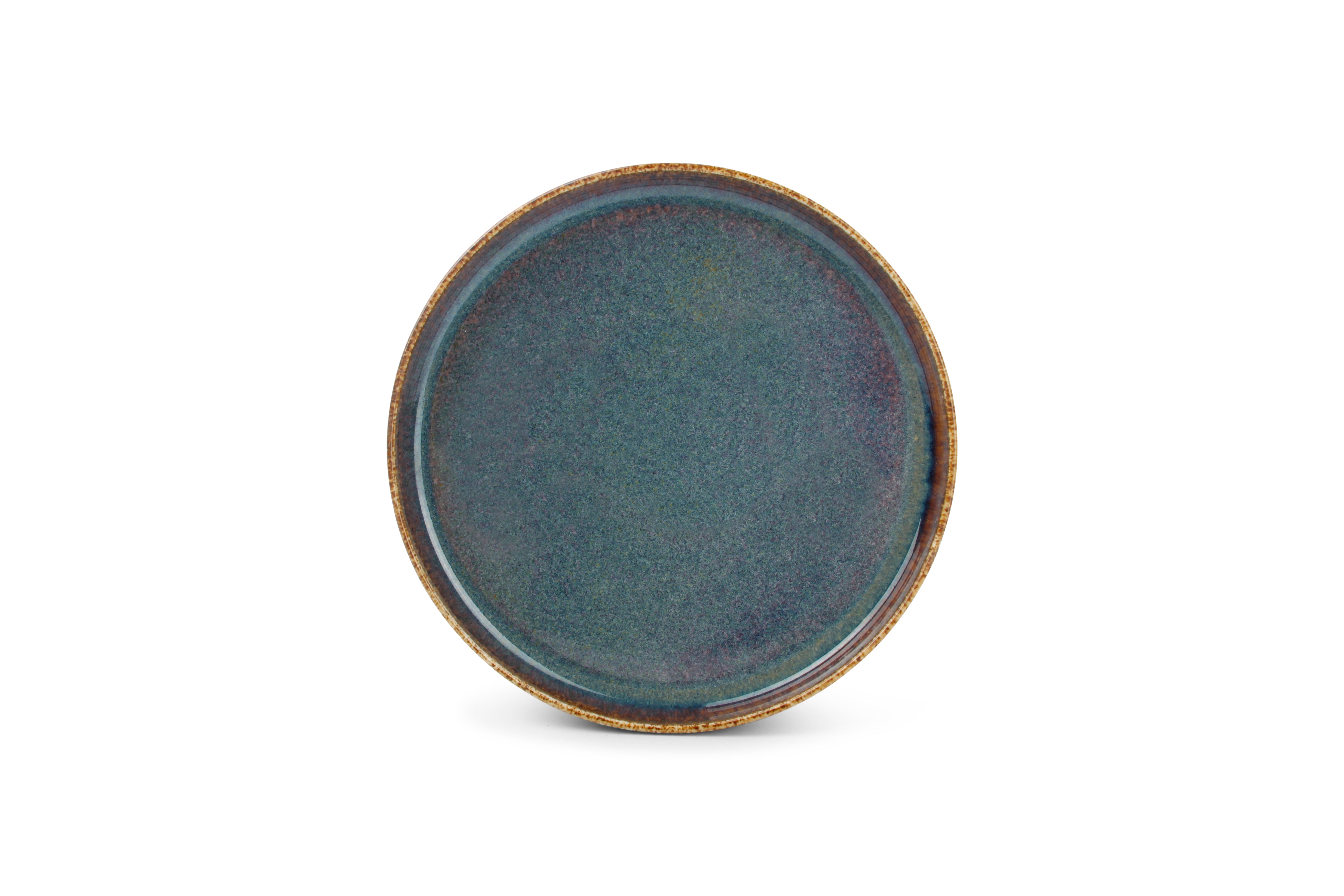 Plat bord 20cm groen Pila