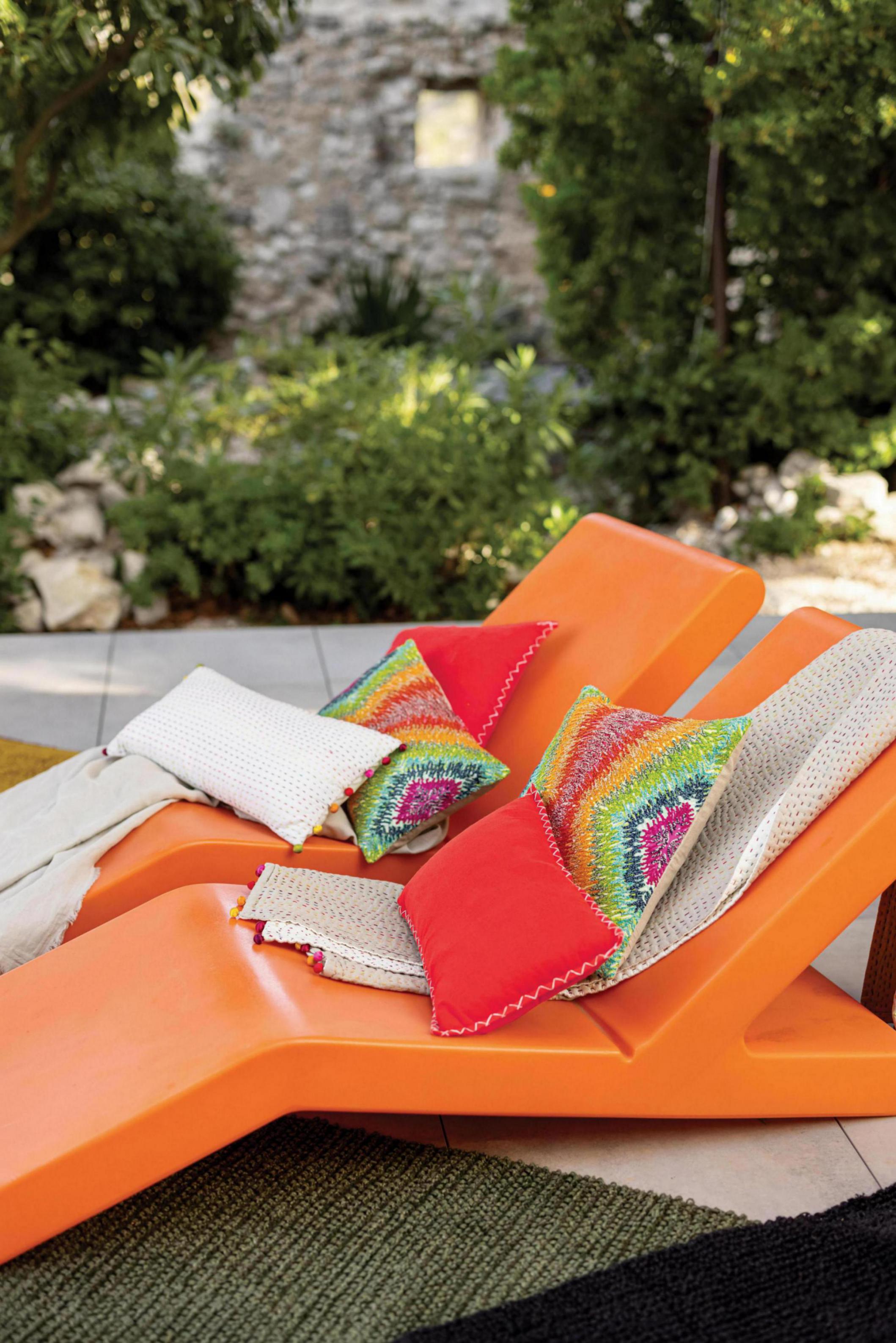 Effen plaid Nala Groseille 140 X 200