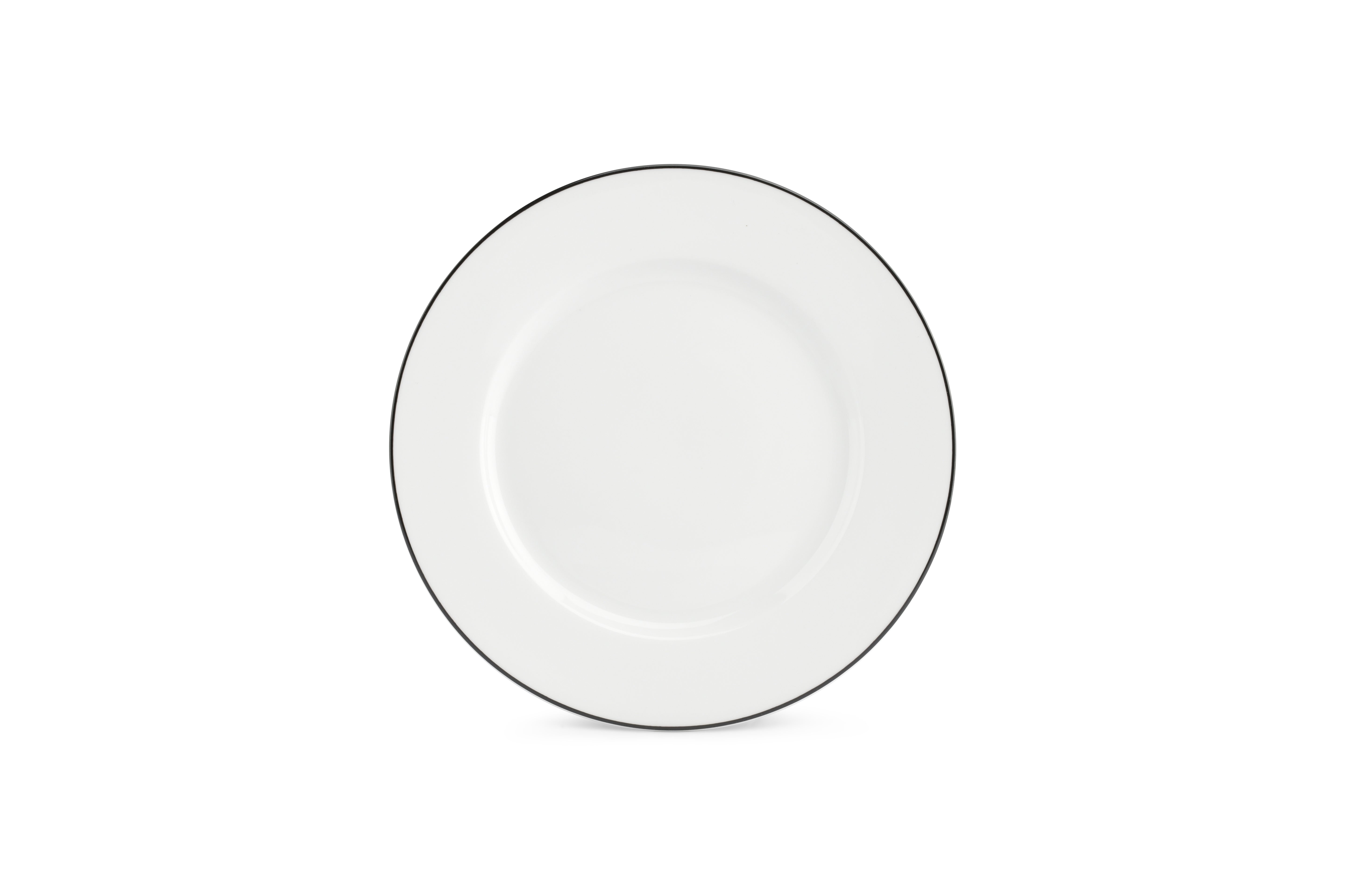 Plat bord 27cm black rim Bistro
