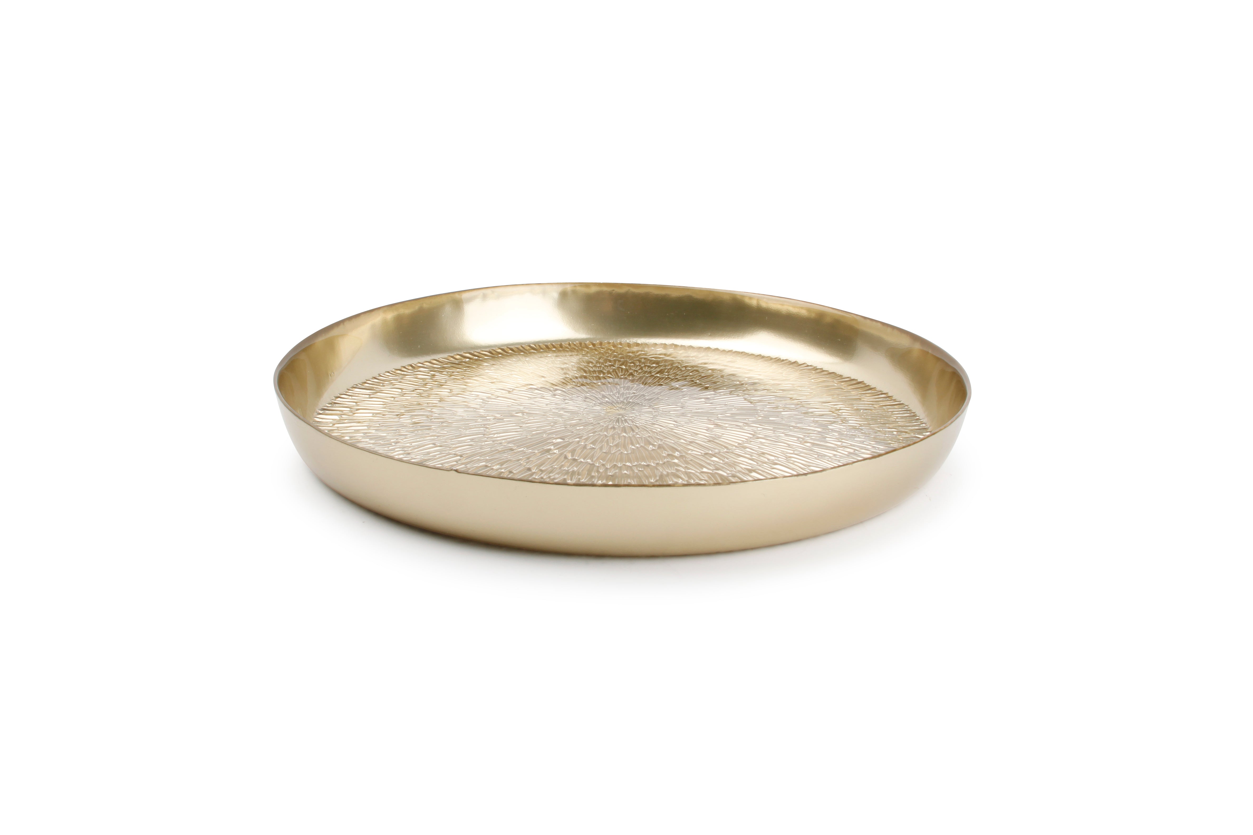 Sierschaal 35xH4cm structuur gold Glint