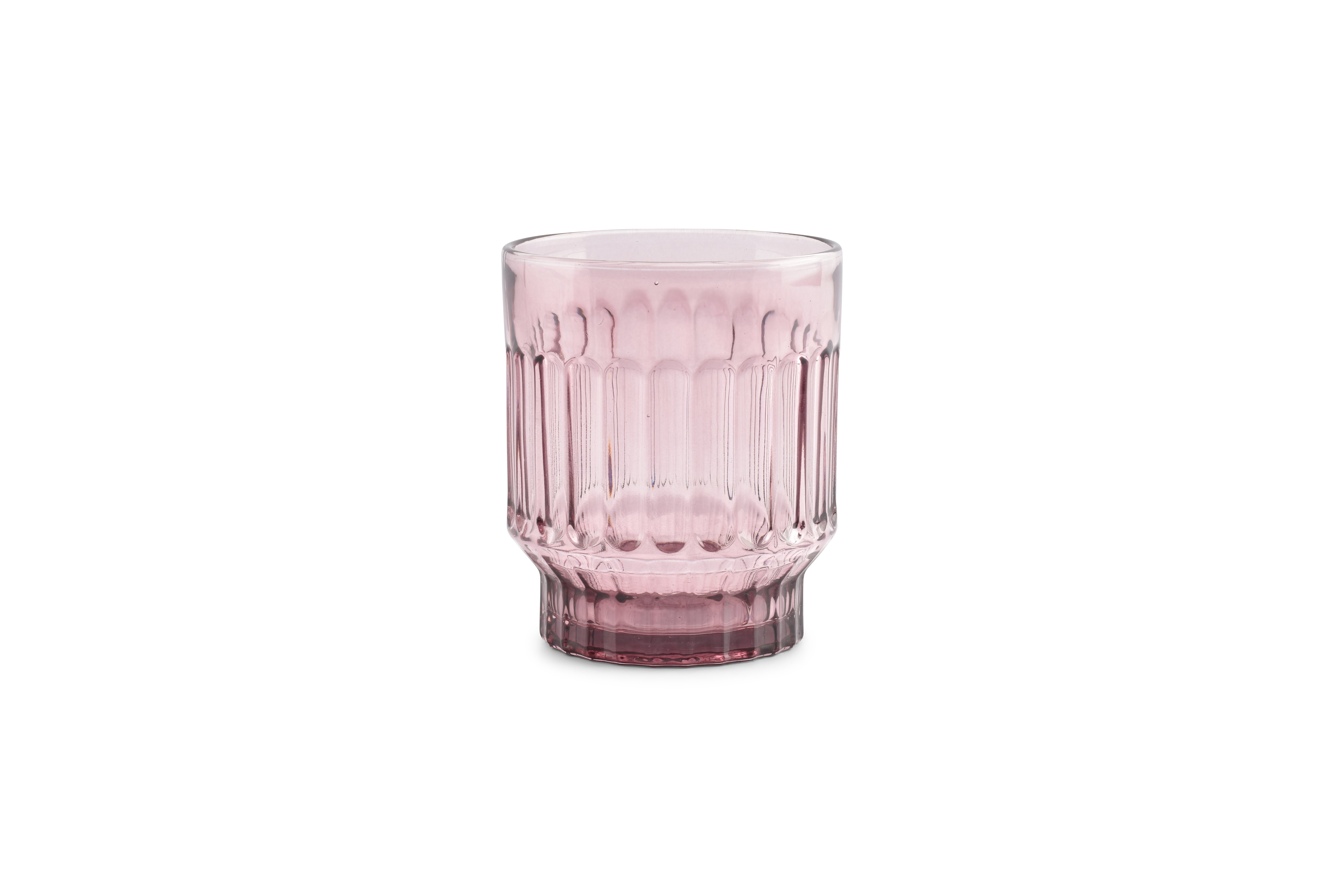 Glas 30cl roze Tone - set/4