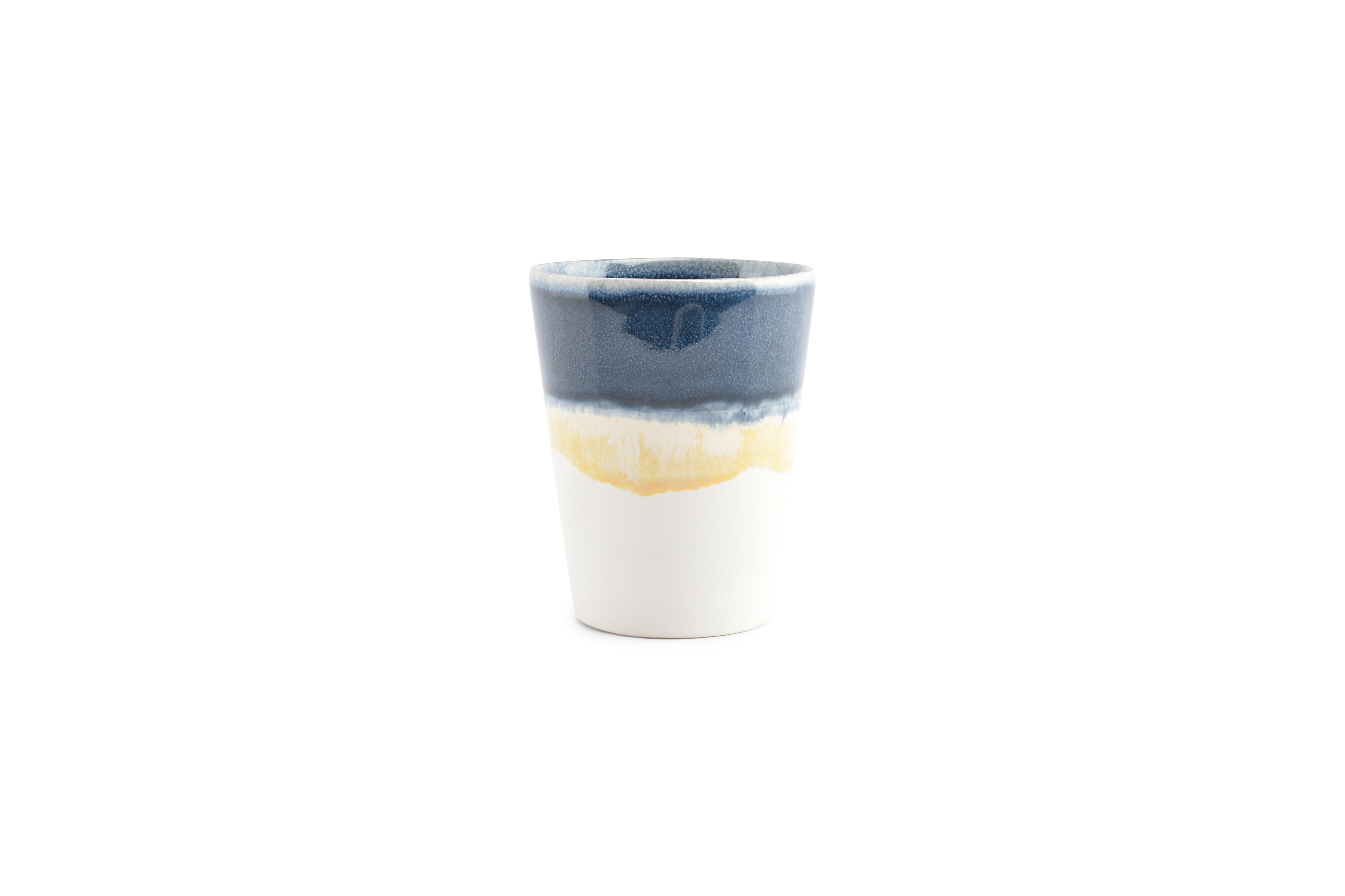 Beker 37cl blauw Flow