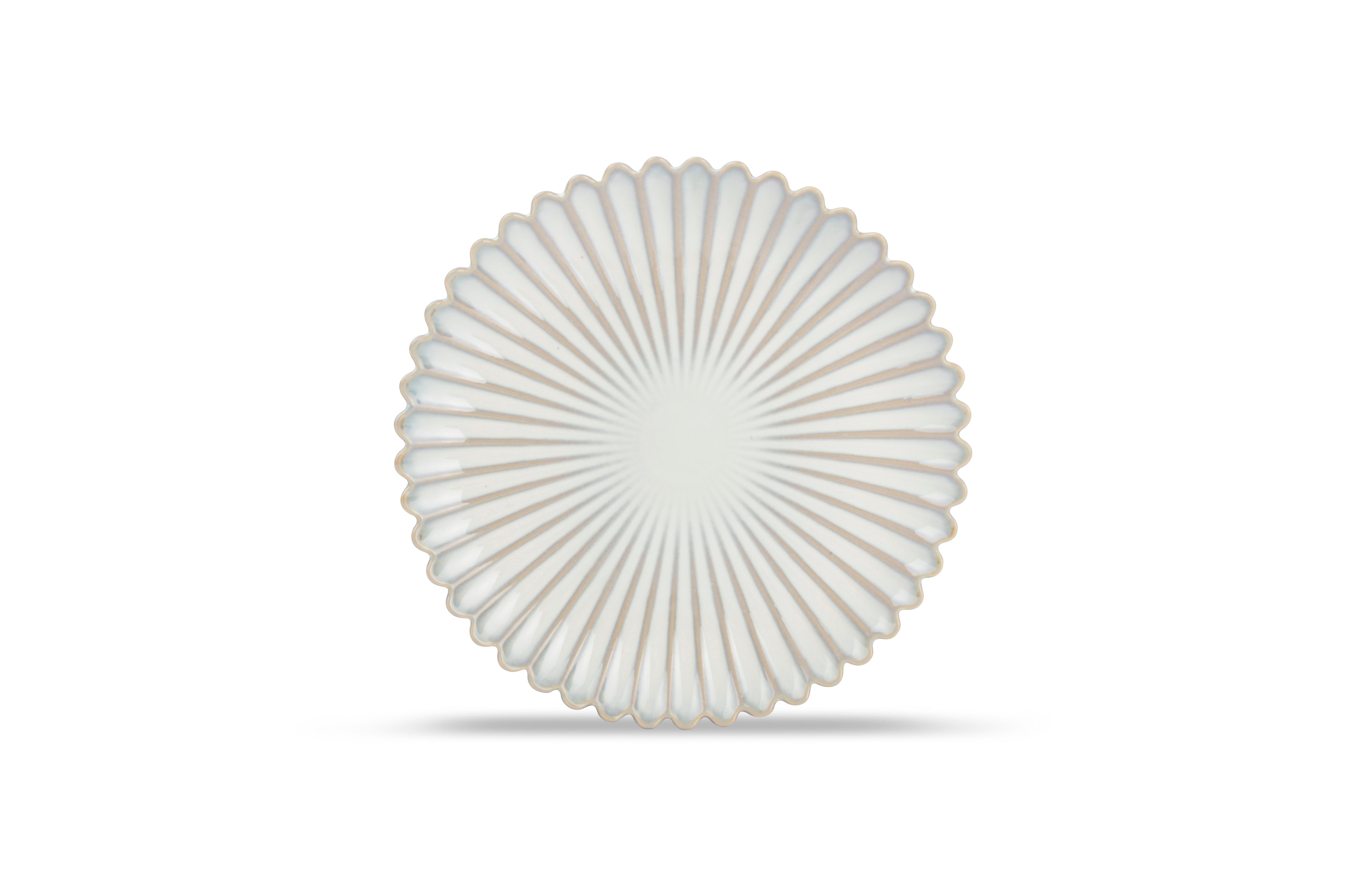 Plat bord 20cm nuance white Lotus