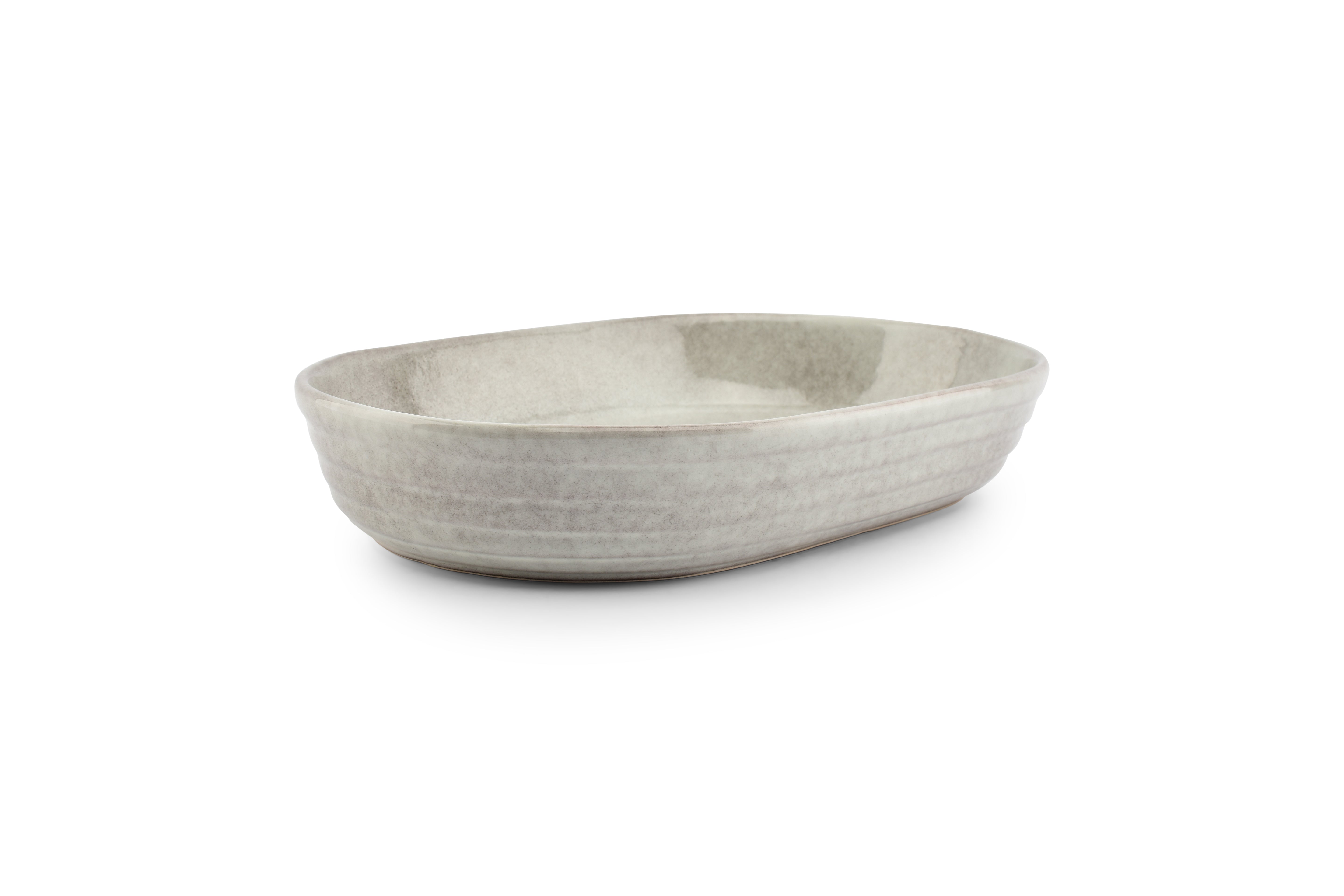 Ovenschaal 31x21,5xH5,5cm grijs Bake