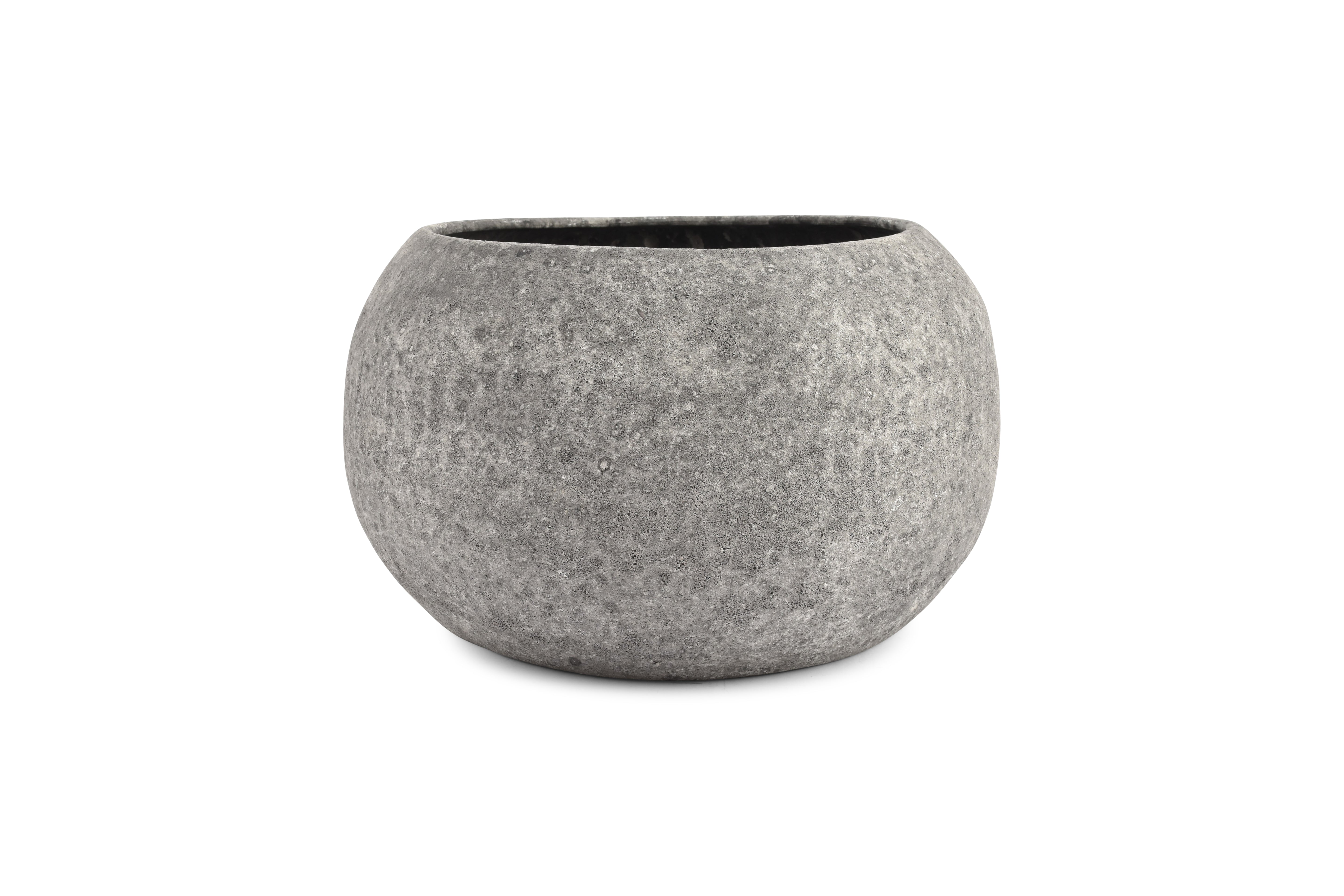 Sierschaal 31xH18cm antraciet Cave