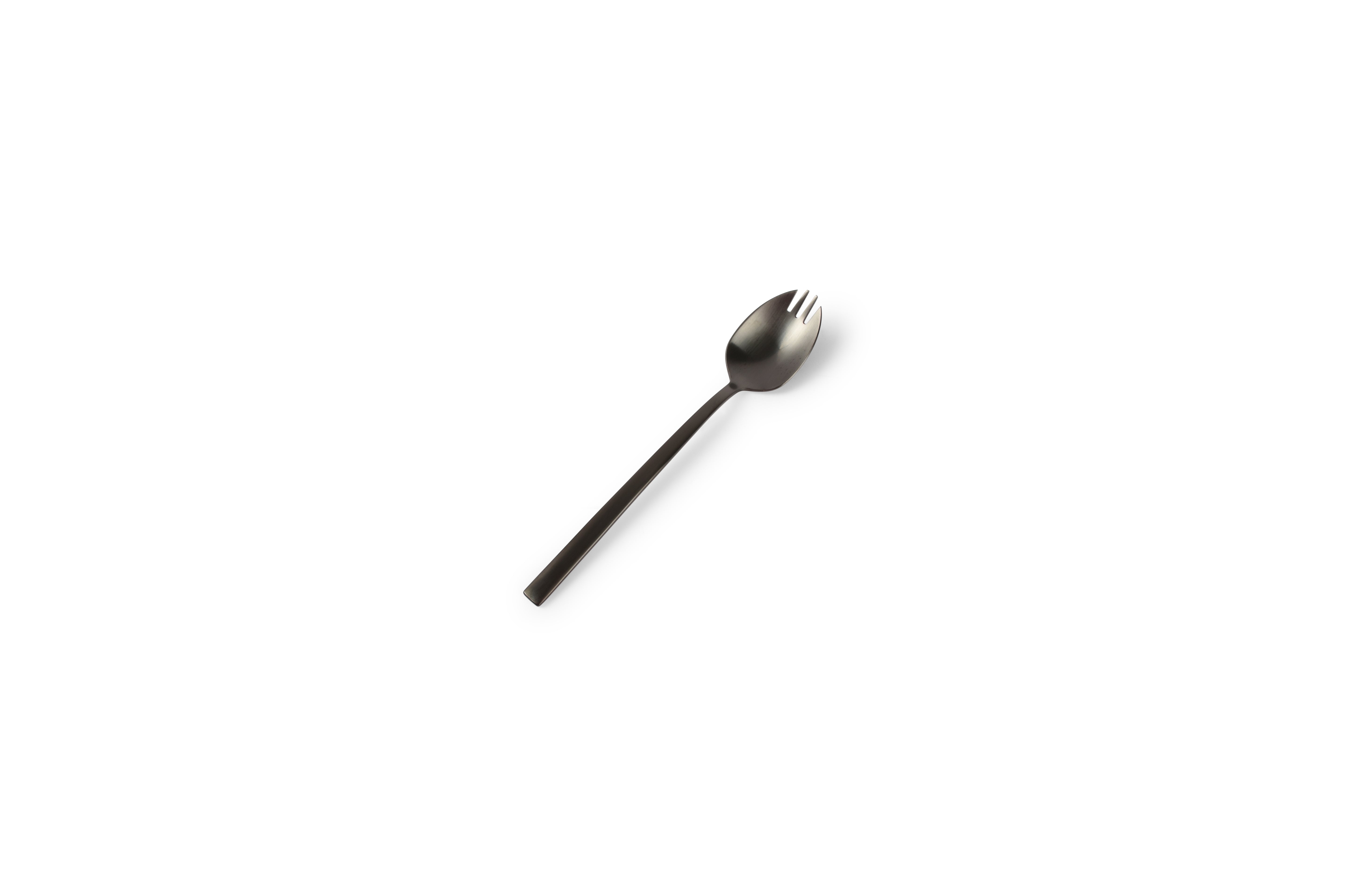 Aperitiefvork 14cm mat zwart Terno - set/6
