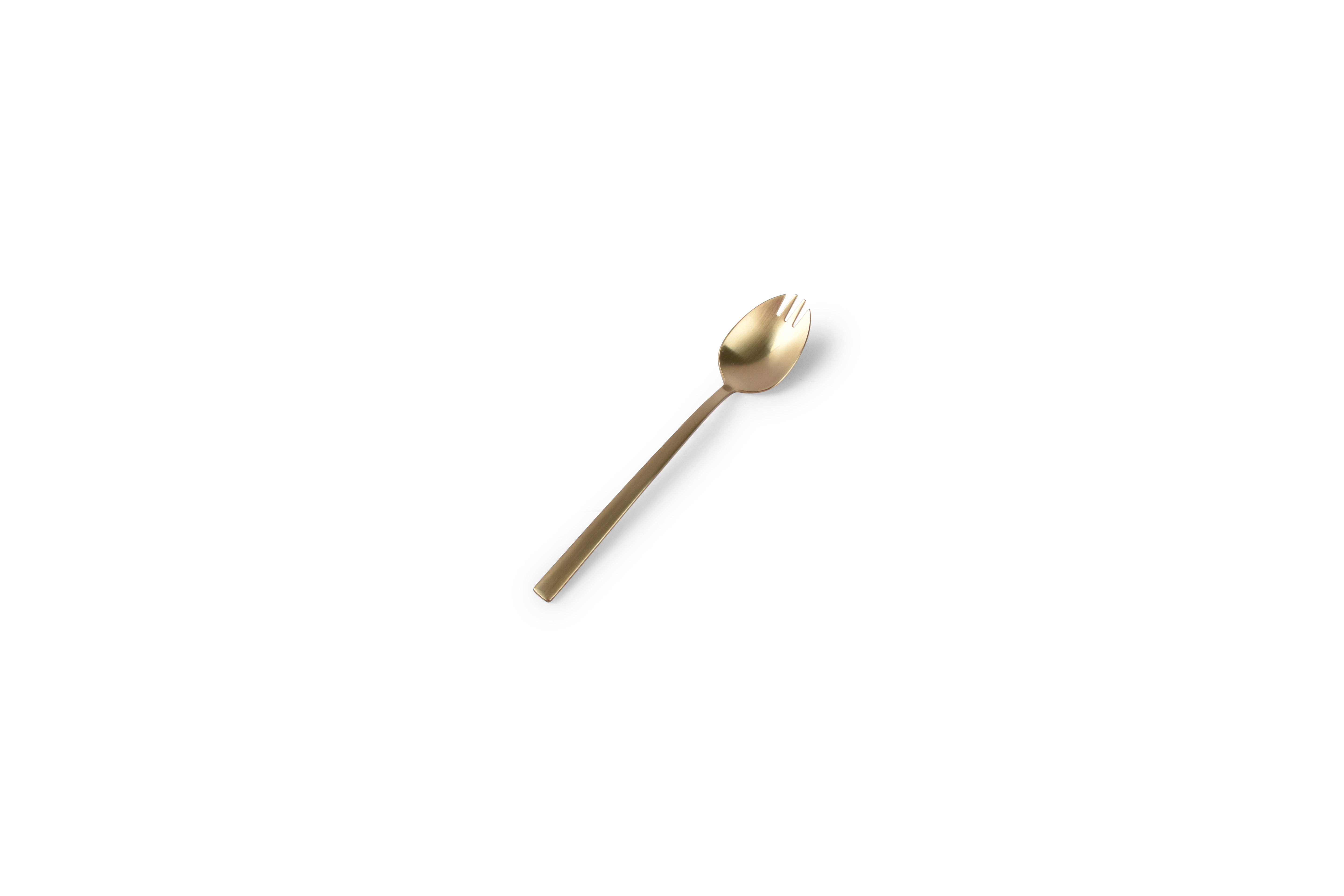Aperitiefvork 14cm mat goud Terno - set/6