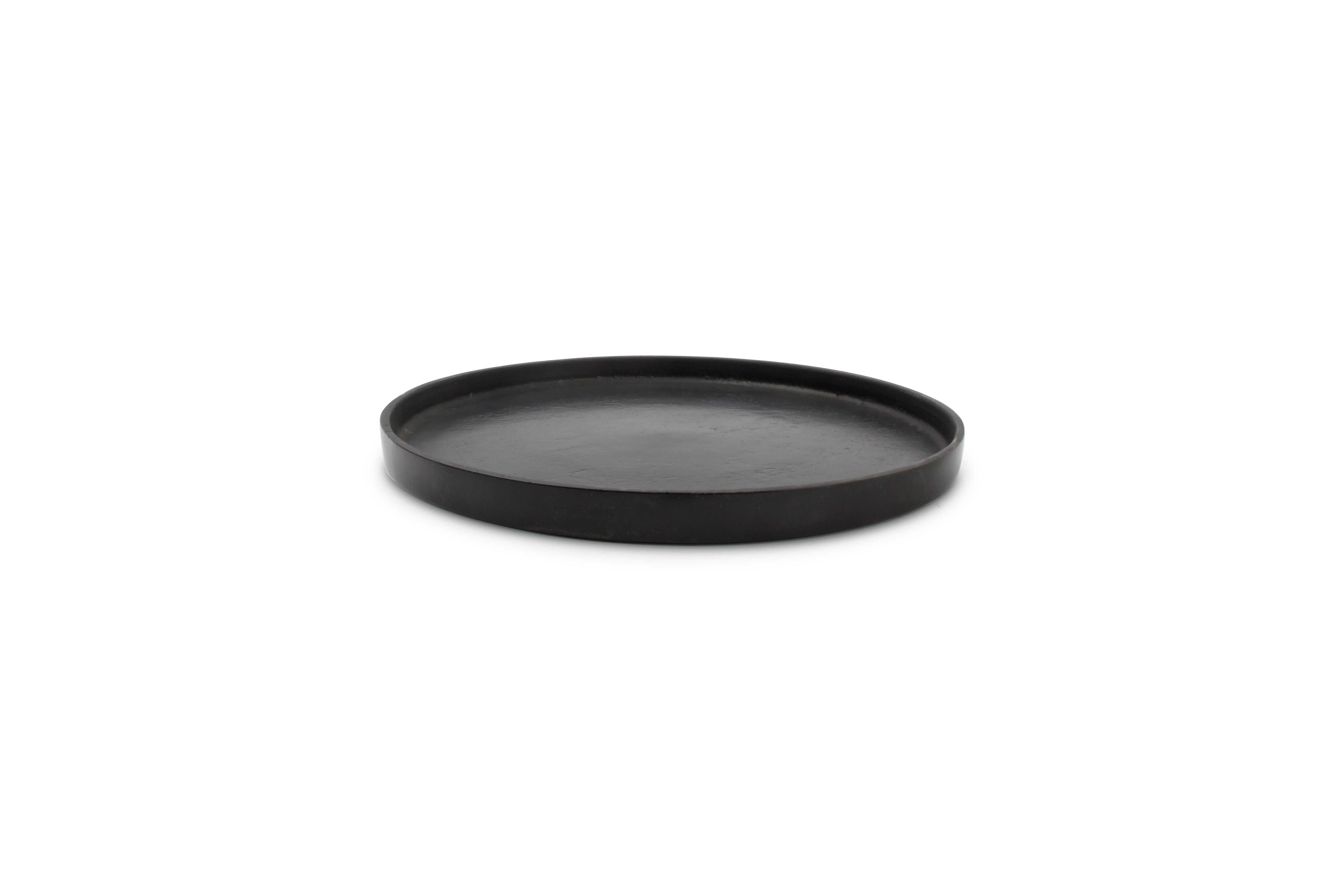 Sierschaal 25xH1,5cm zwart Palace