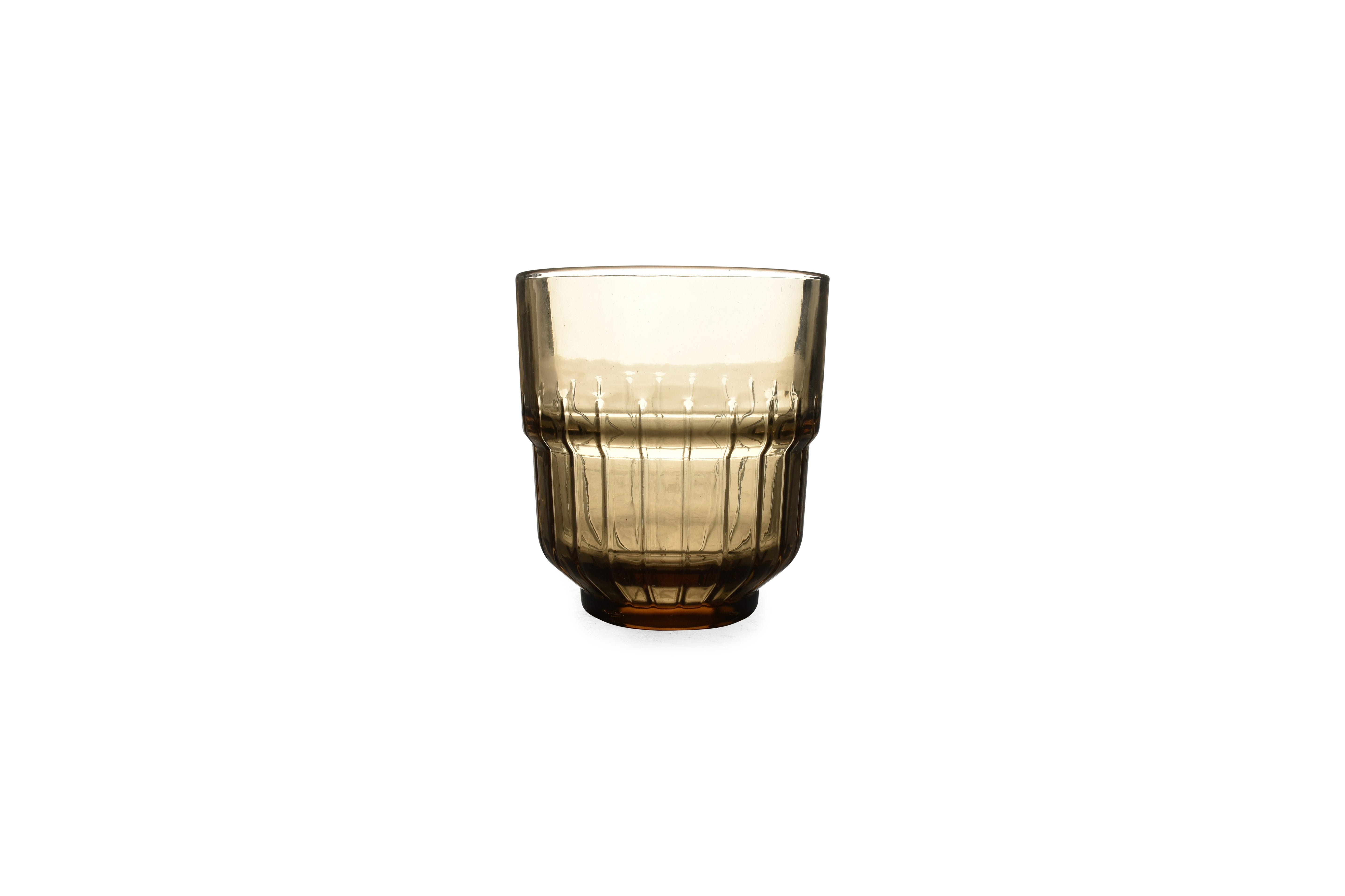 Glas 34cl amber Tiffany - set/4