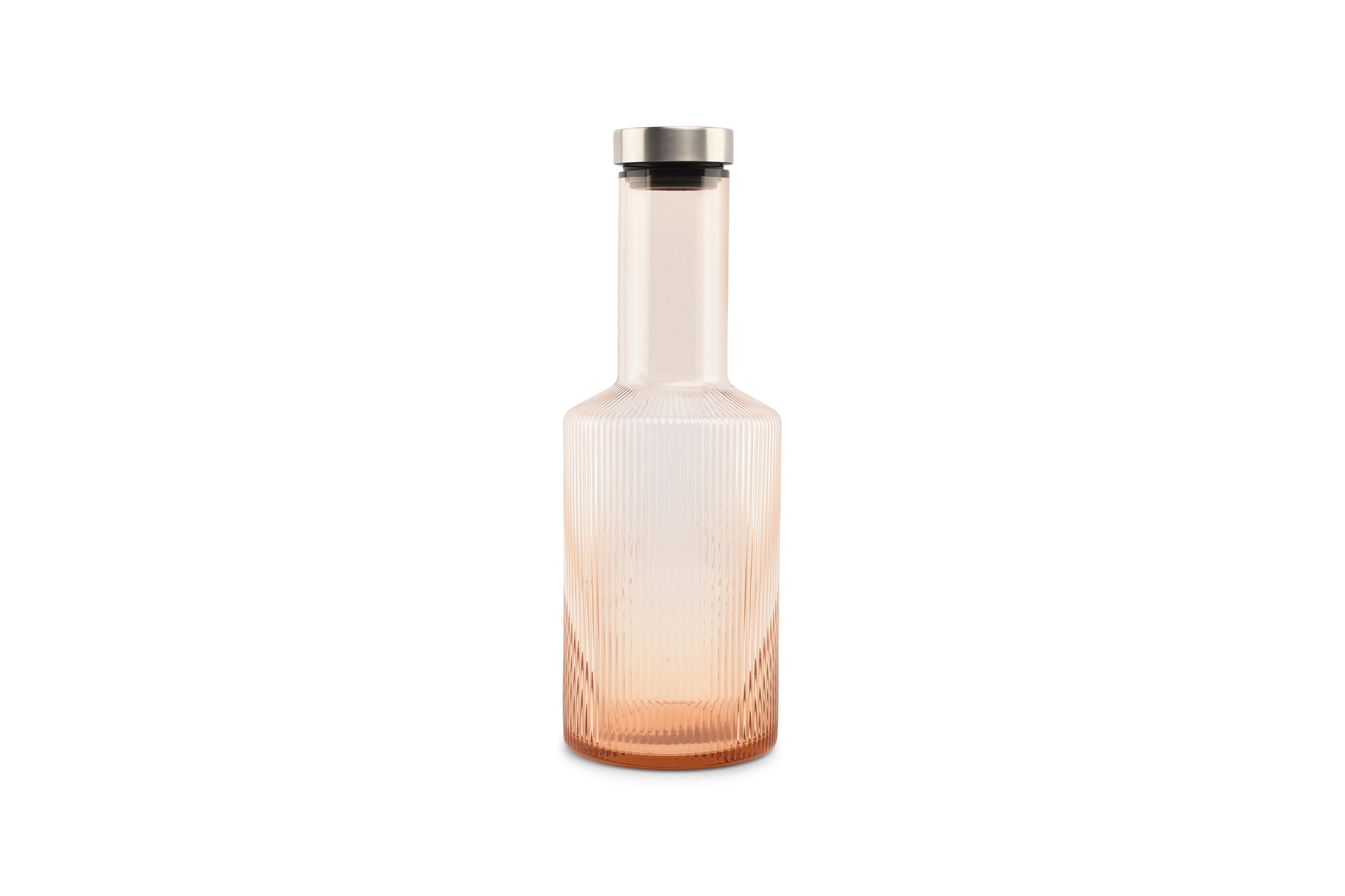 Fles met dop 100cl amber Ray