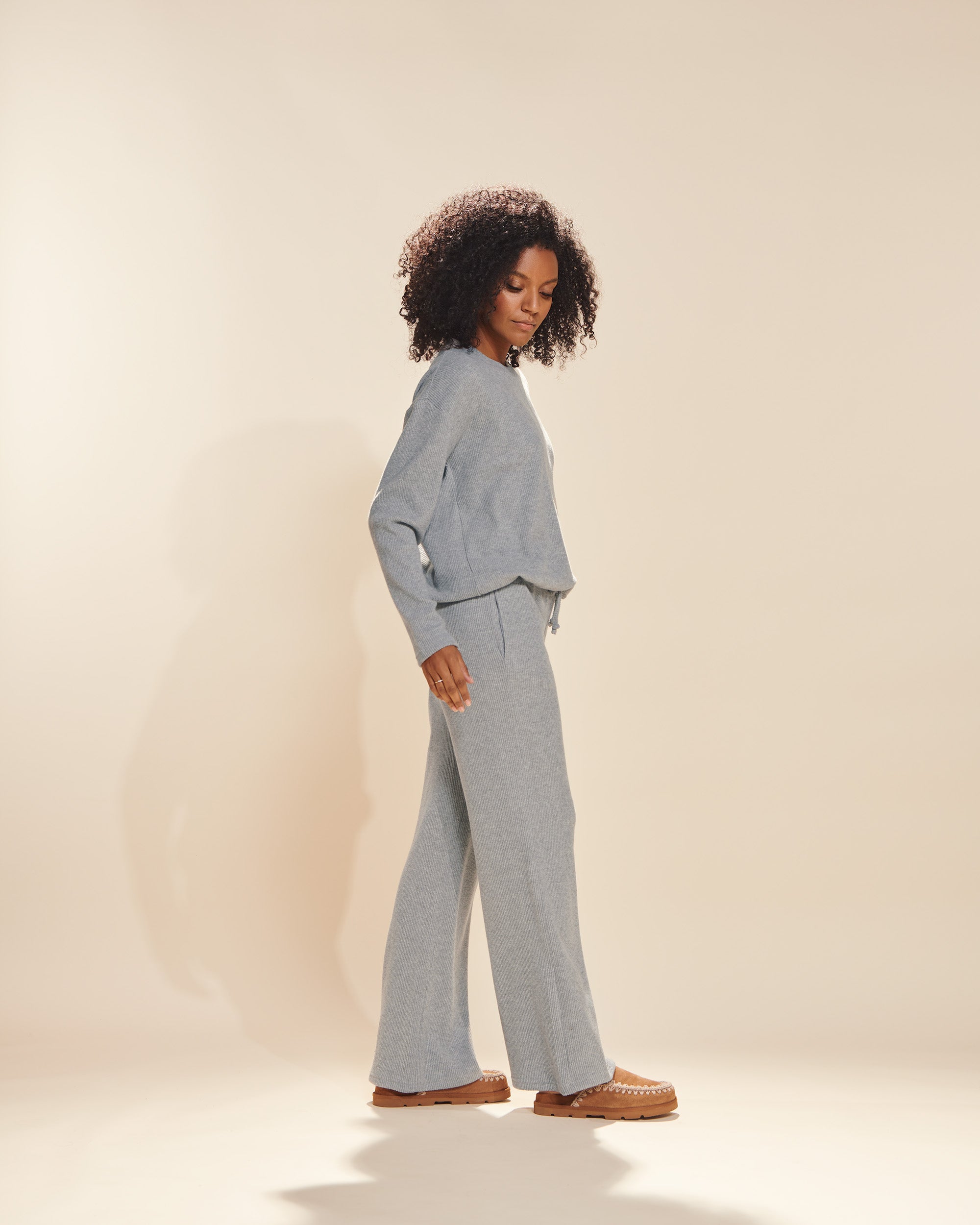 Dani Melange Lange broek - L