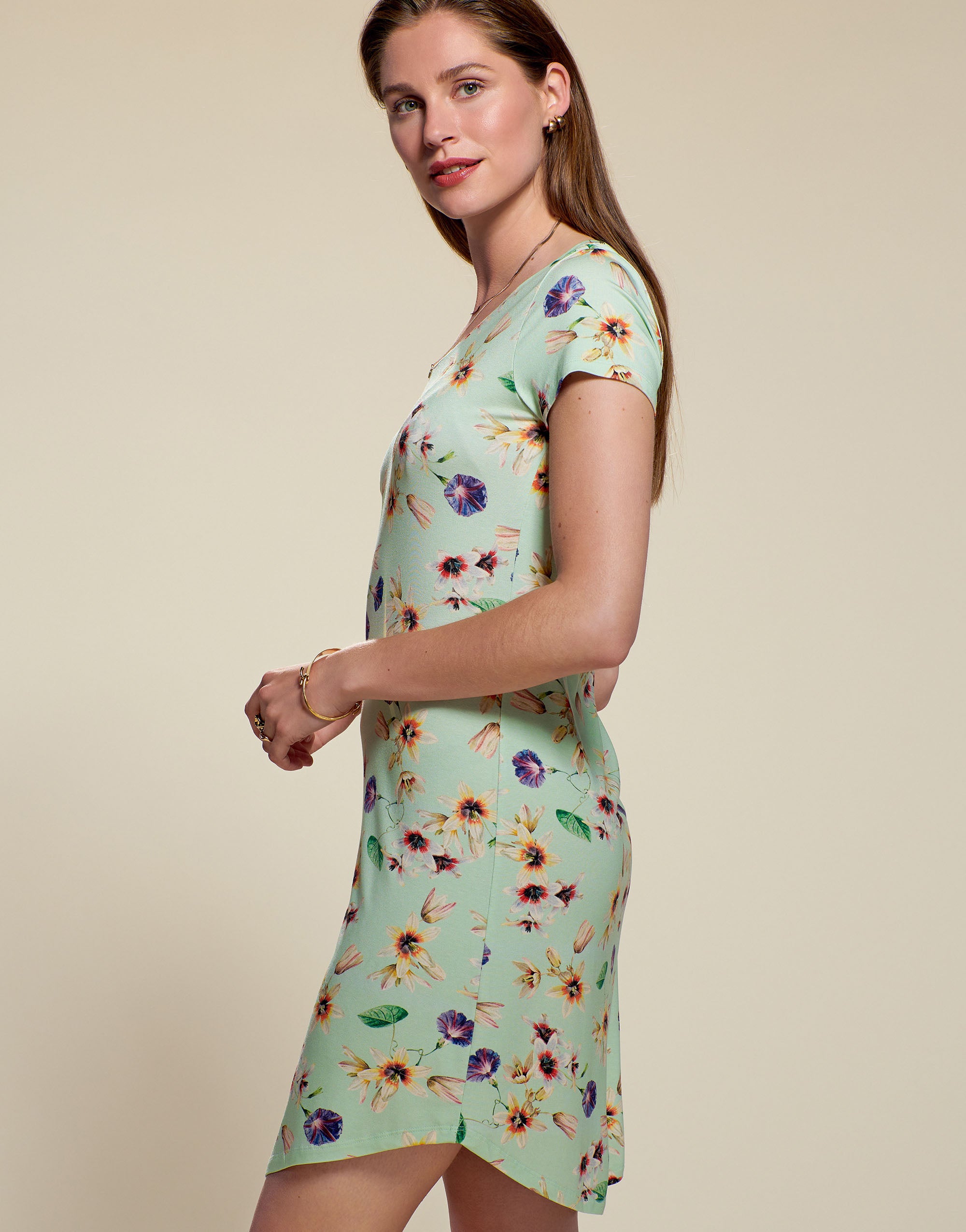 Isa Fiorre Nachthemd korte mouw - XL