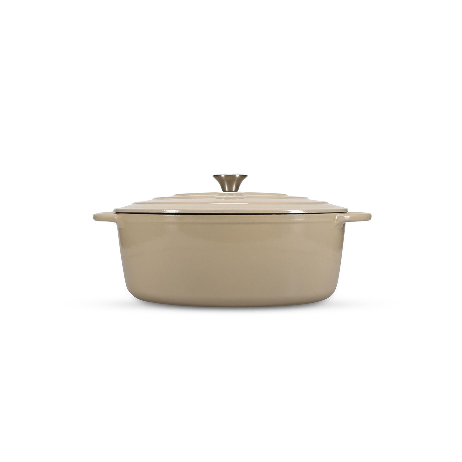 Kookpot 41x26cm gietijzer beige Ferno