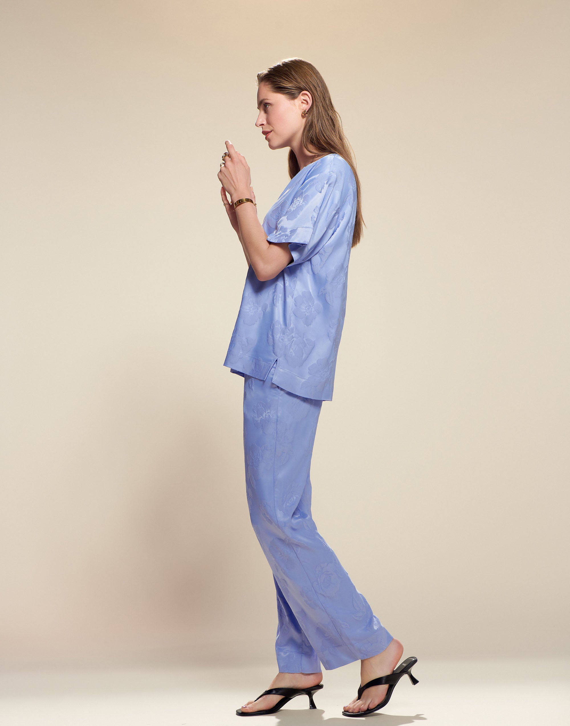 Lily Charley Top korte mouw - L