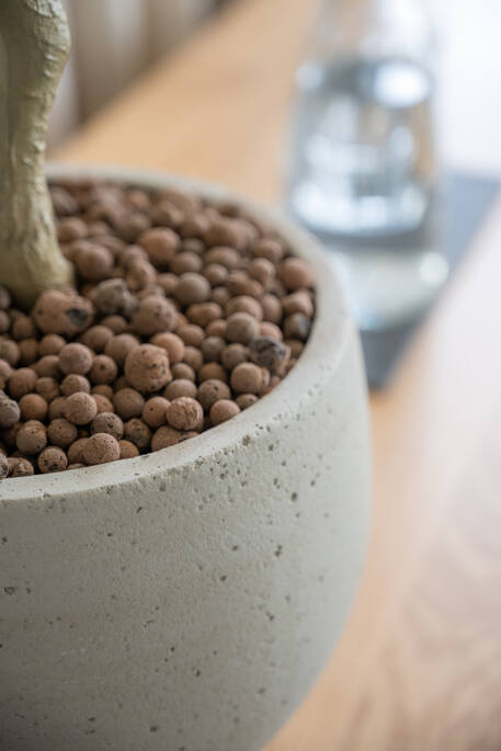 Mini Orb L, Beige Washed