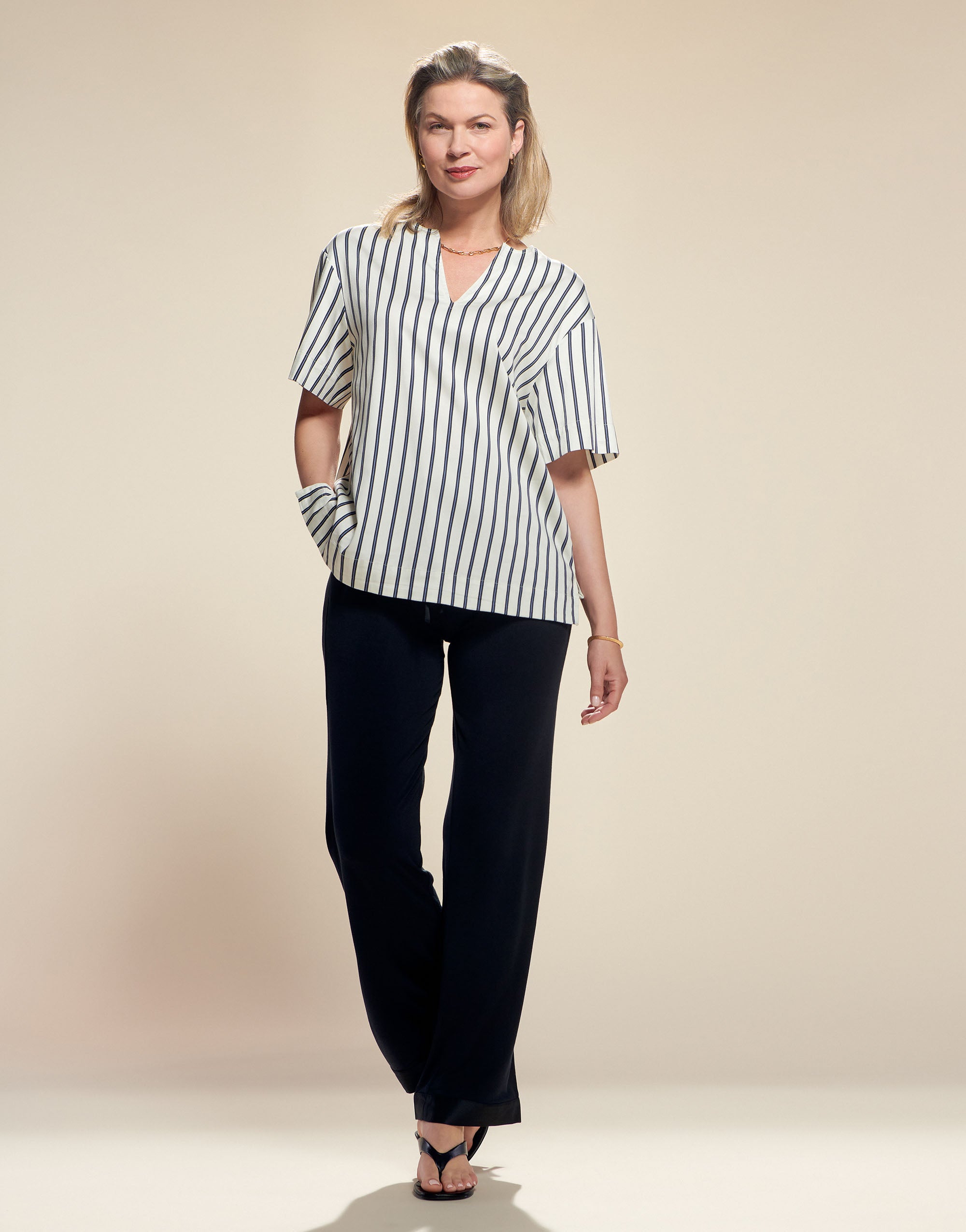 Nora Uni Lange broek - M