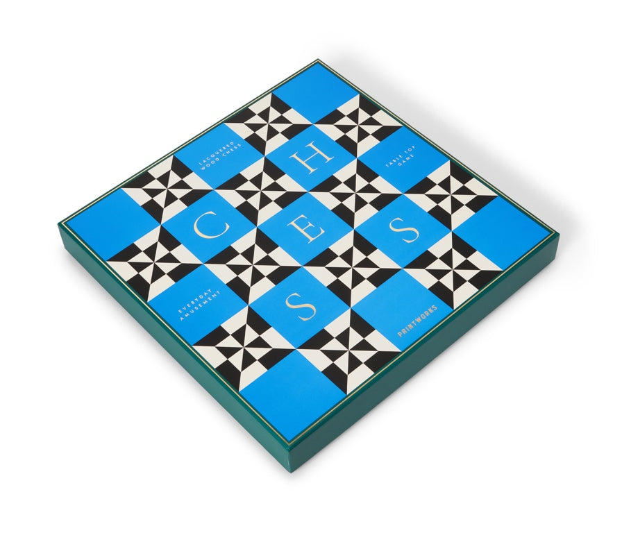 Printworks Spel - Chess lacquered - Poseidon