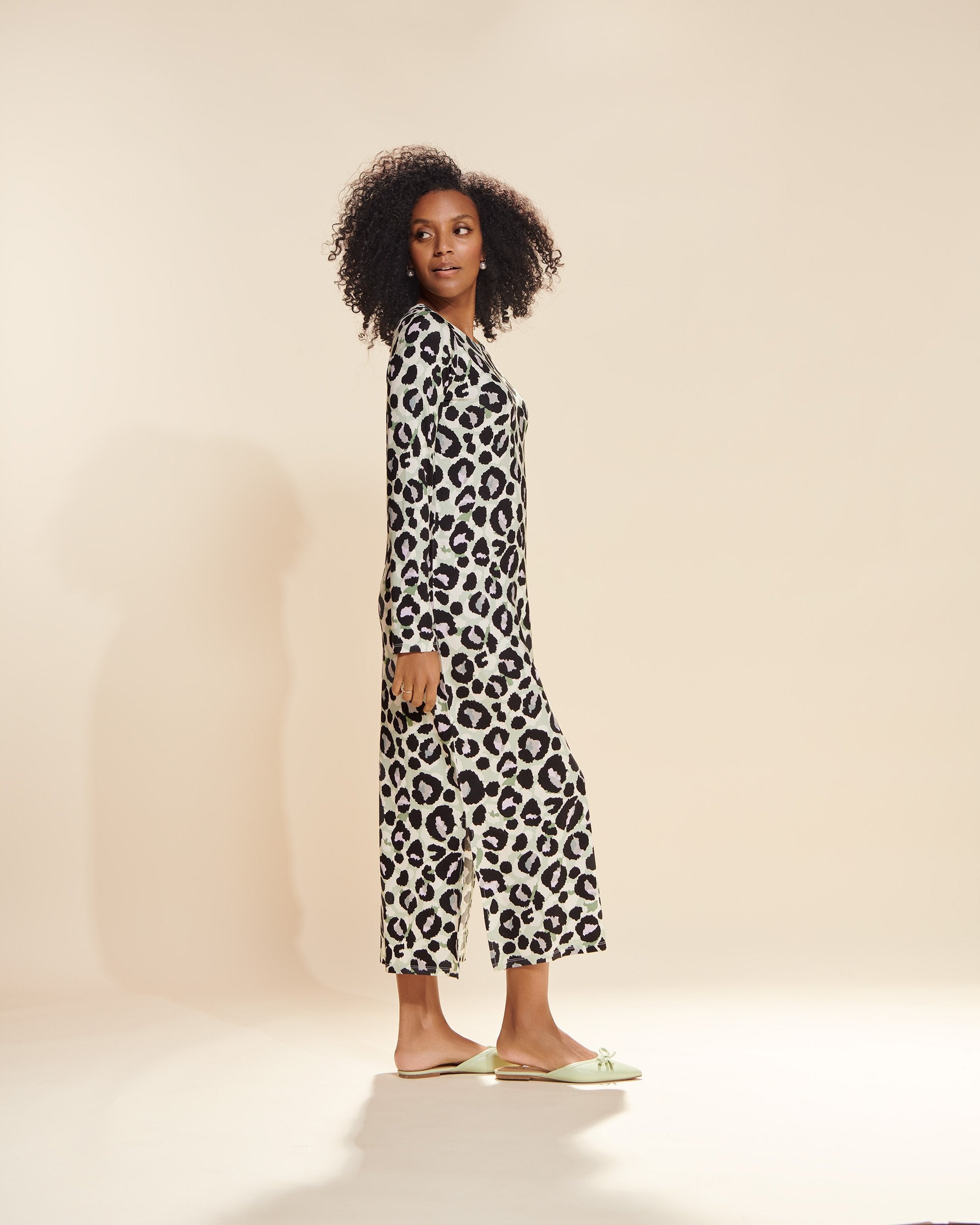 Titia Fedelia Nachthemd lange mouw - XS