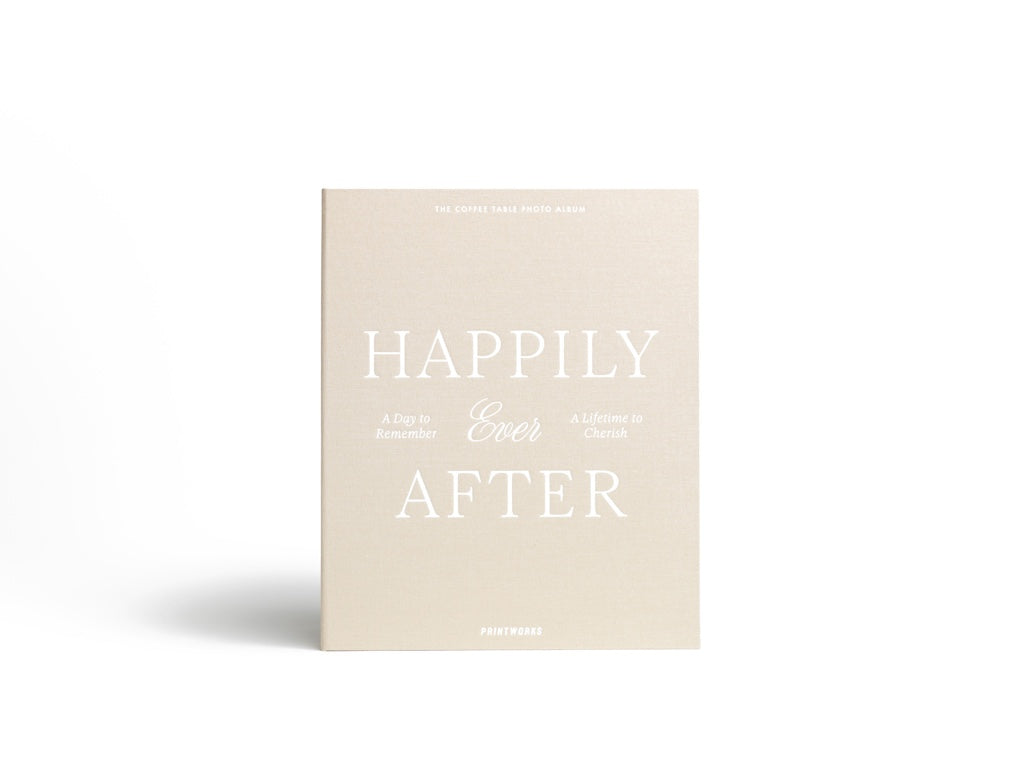 Printworks Wedding Album - Happily Ever After - Beige