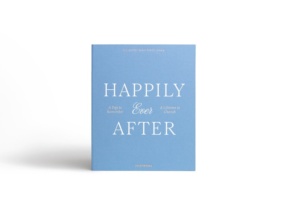 Printworks Wedding Album - Happily Ever After - Blauw