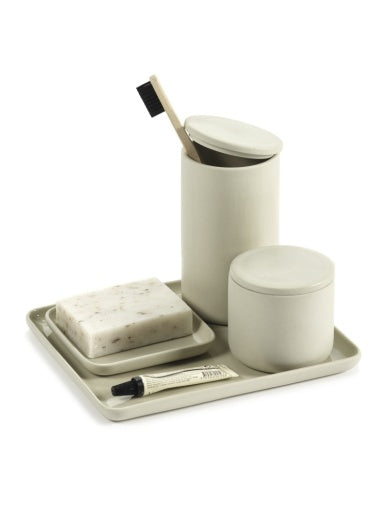 Serax - Bertrand Lejoly - SCHAAL VIERKANT BEIGE COSE