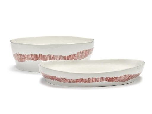 Serax - Ottolenghi - SERVEERKOM M DONKERBLAUW WIT FEAST