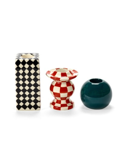 Serax - Wouters & Hendrix - KANDELAAR N°2 ROOD WIT