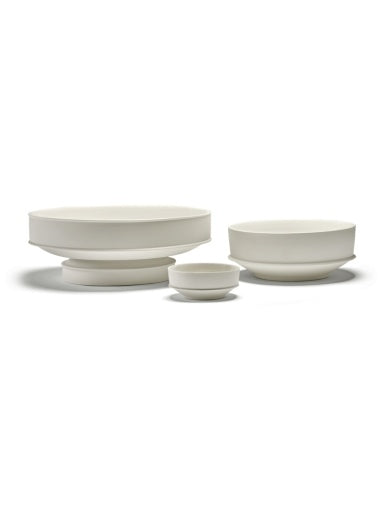 Serax - Kelly Wearstler - RAISED KOM XL ALABASTER DUNE