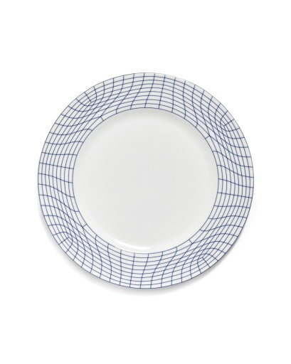 Serax - Ann Van Hoey - BORD 01 L WIT-BLAUW NIDO