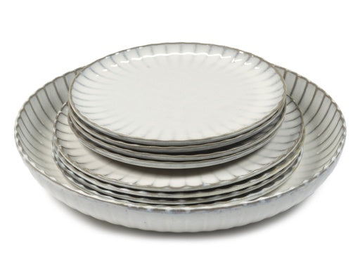 DINNER SET 9 PCS WHITE INKU