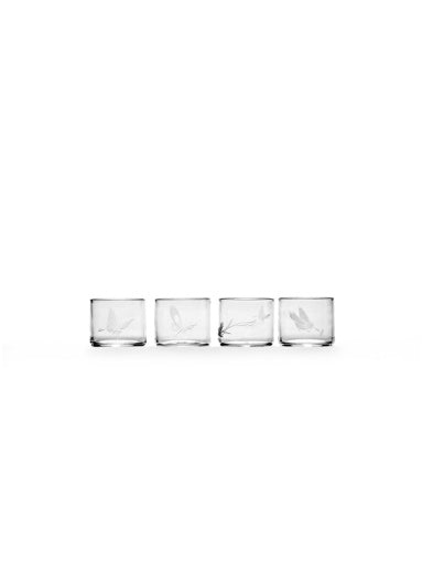 Serax - Tomorrowland - SHOTGLAS DIFFERENT ENGRAVEMENTS ASS/4