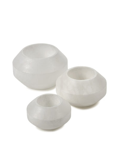 Serax - Marie Michielssen - KAARSENHOUDER L WIT ALABASTER