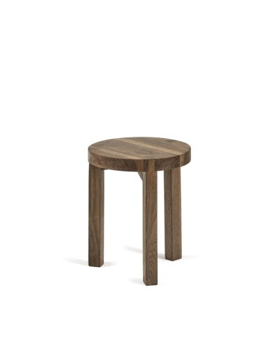 STOOL WALNUT SOLID